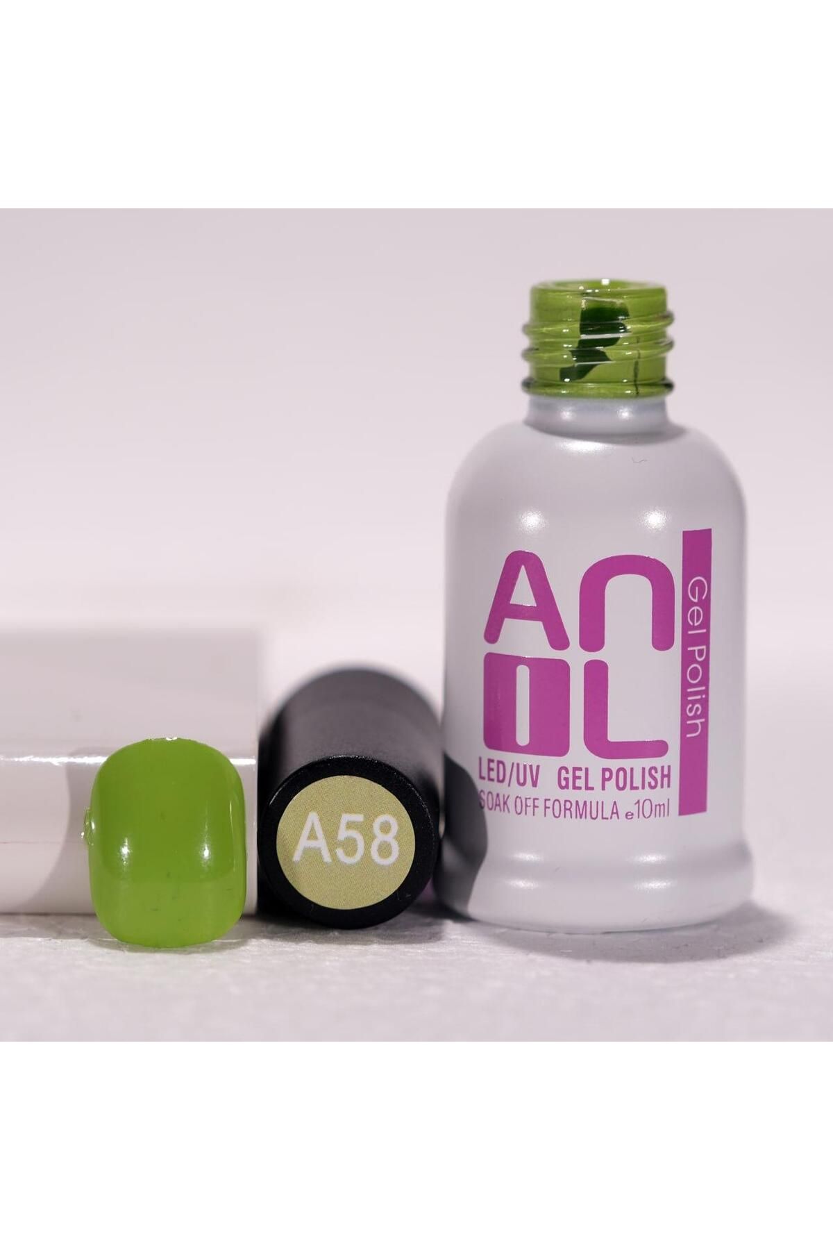 Anil Professional Cosmetics Kalıcı Oje Yeşil Renk 10ml | Dayanıklı Kolay Uygulanan Trend Renkler | Hızlı Kuruma, Parlaklık