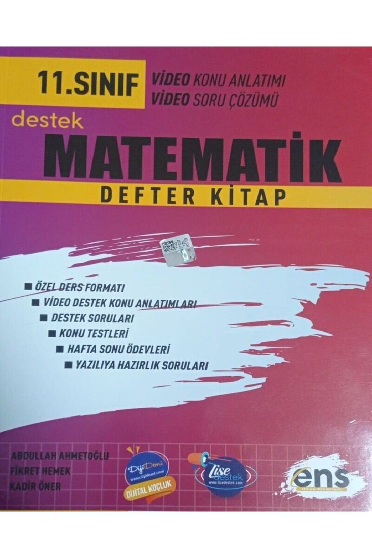 Ens Yayınları 11. Sınıf Matematik Destek Defter Kitap / Kolektif / ENS Yayınları / 9786057432094