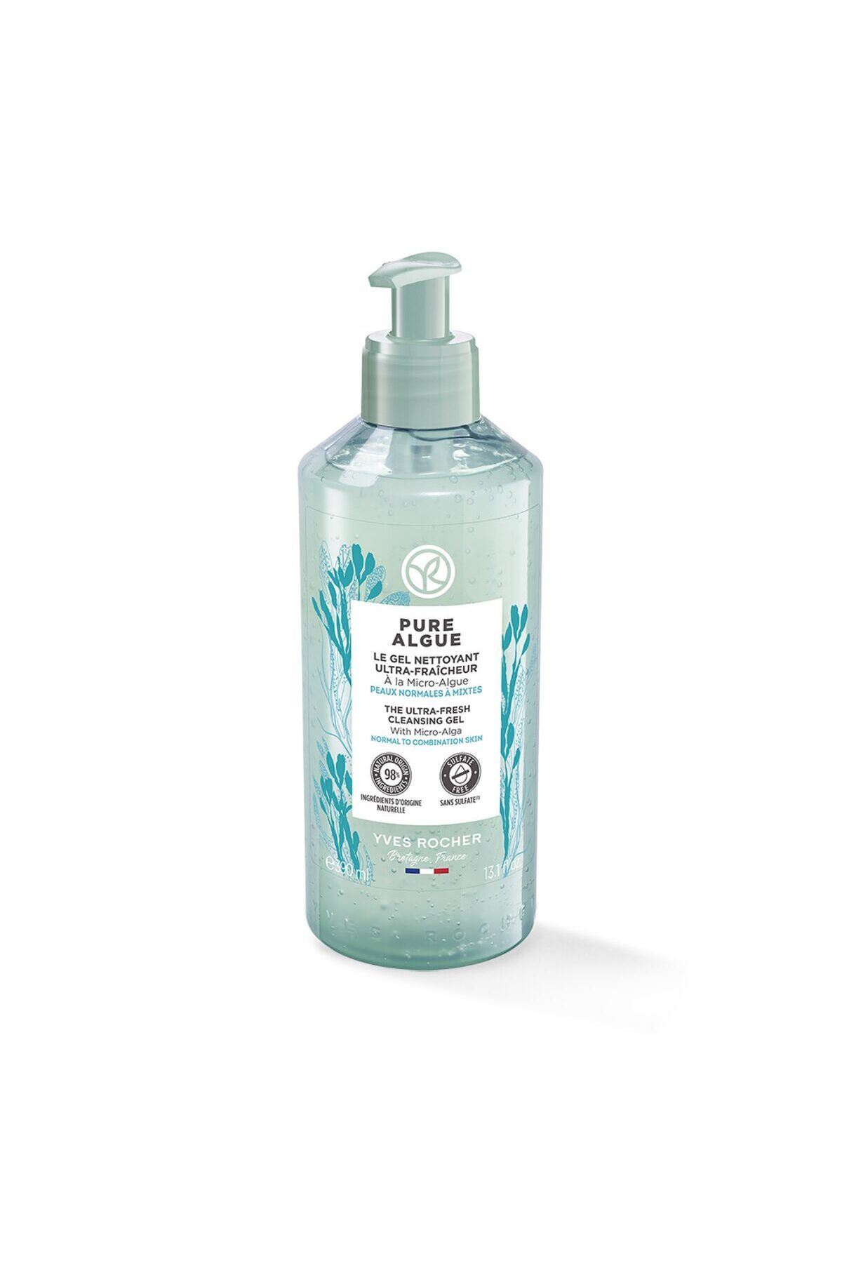 Yves Rocher Yüz Yıkama Jeli - Normal ve Kuru Cilt / Pure Algue 390 ml