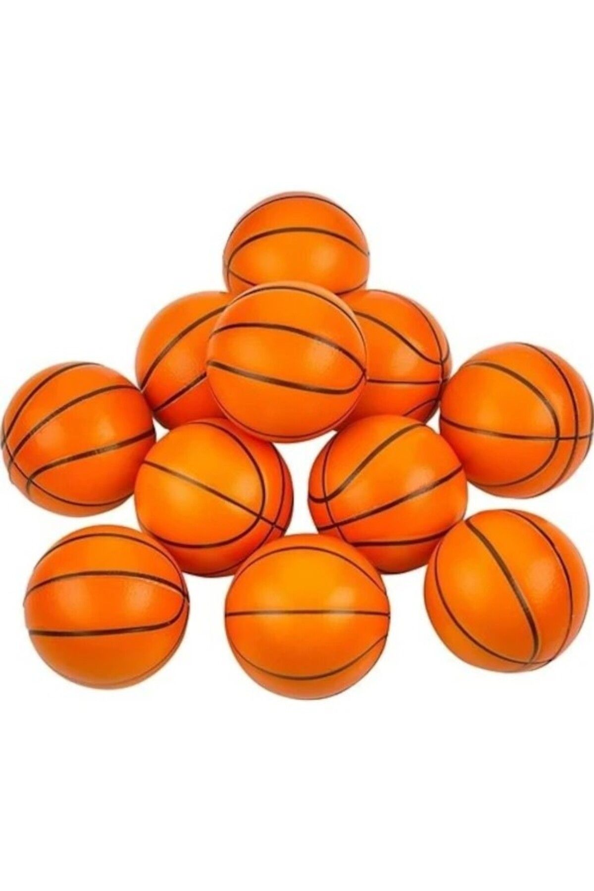 Limmy Basketbol Desenli Stres Topu Eğitici Oyuncak Çap 6 Cm