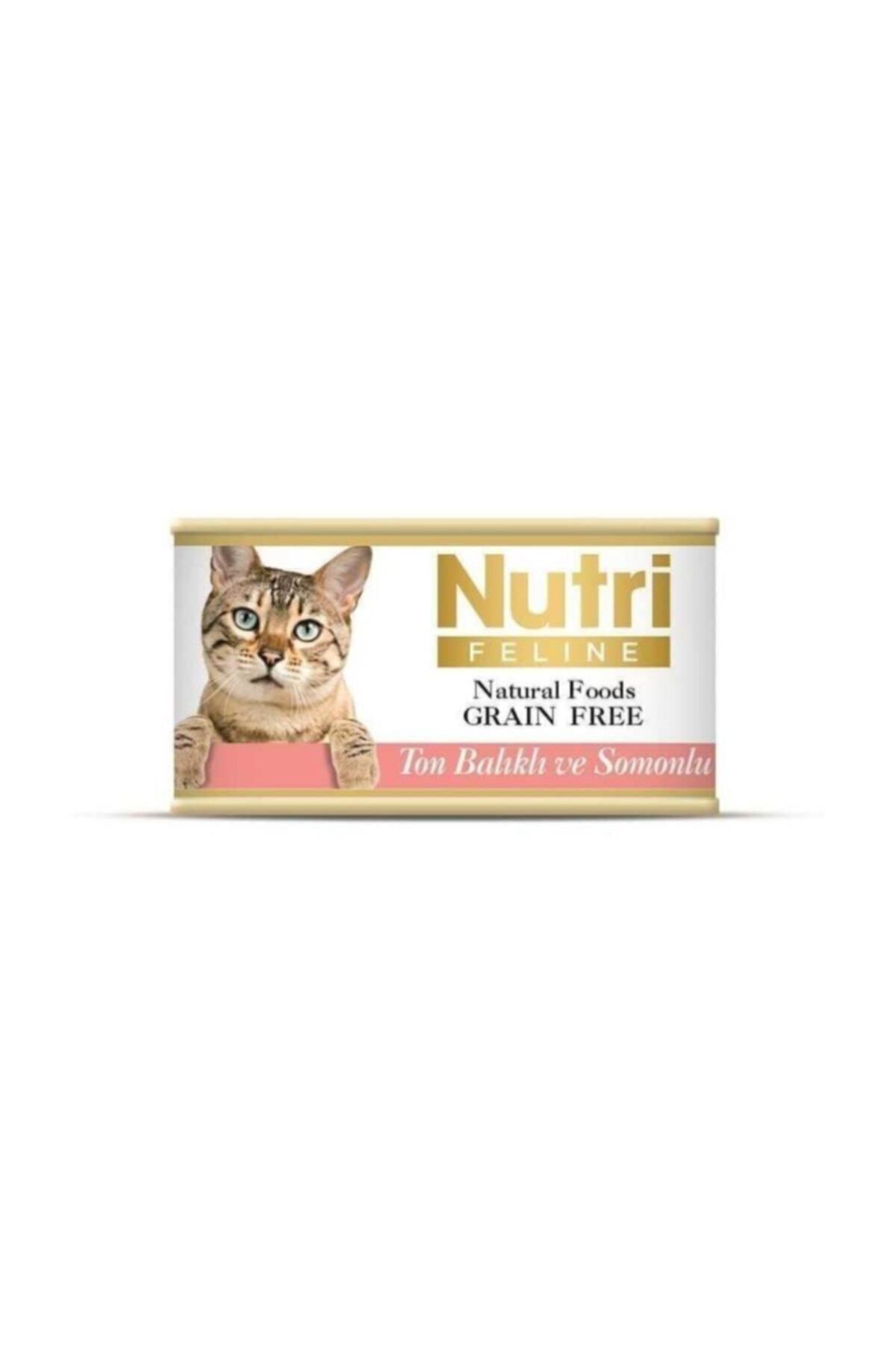 Nutri Feline Nutri Ton Balıklı&somonlu Konserve Kedi Maması 85 gr