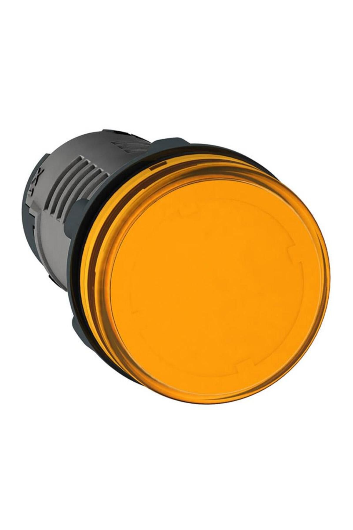 Schneider XA2EVM5LC, Sinyal lambası, Plastik, Sarı, Ø 22 mm, LEDli, 220…230V AC