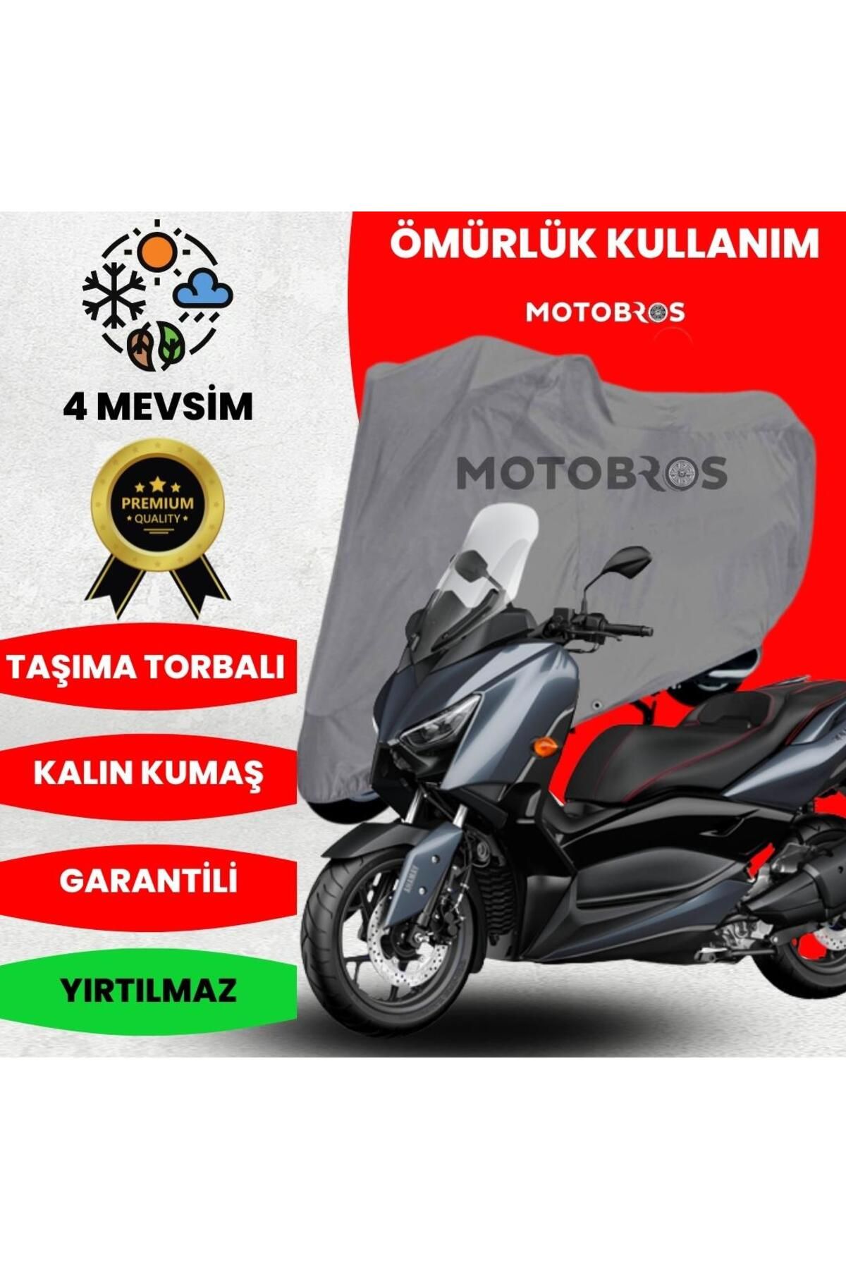 Motobros Yamaha Xmax 250 Motosiklet Branda (en Kalın) Kumaş Ömürlük Kullanım