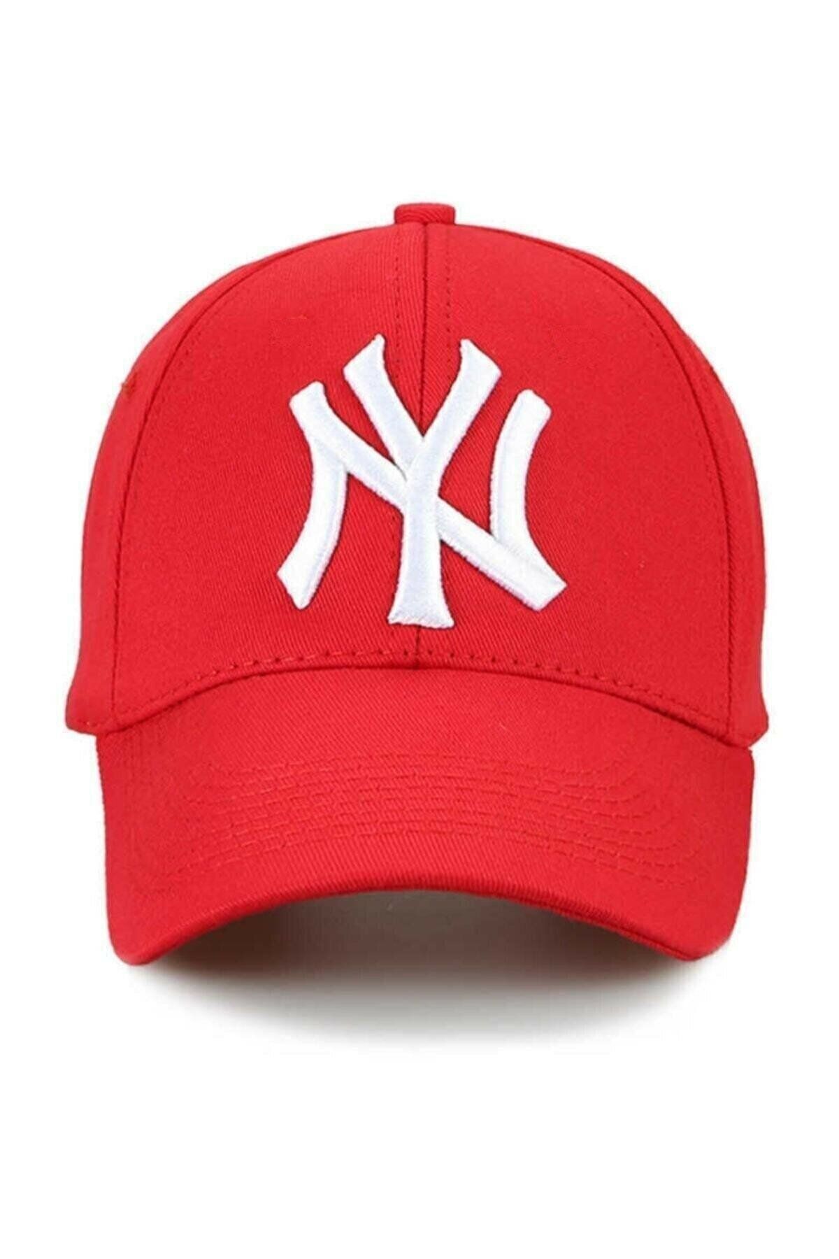 QUATEX Ny New York Unisex Kırmızı Şapka