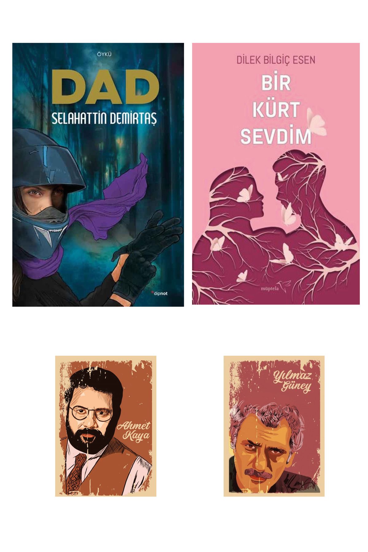 Dipnot Yayınları Selahattin Demirtaş Kitapları - Dad - Bir Kürt Sevdim Romanı - Not defterli seti