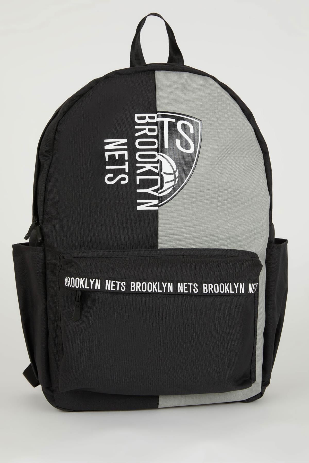 Defacto Erkek Nba Brooklyn Nets Su Itici Kumaş Sırt Çantası A4613axns