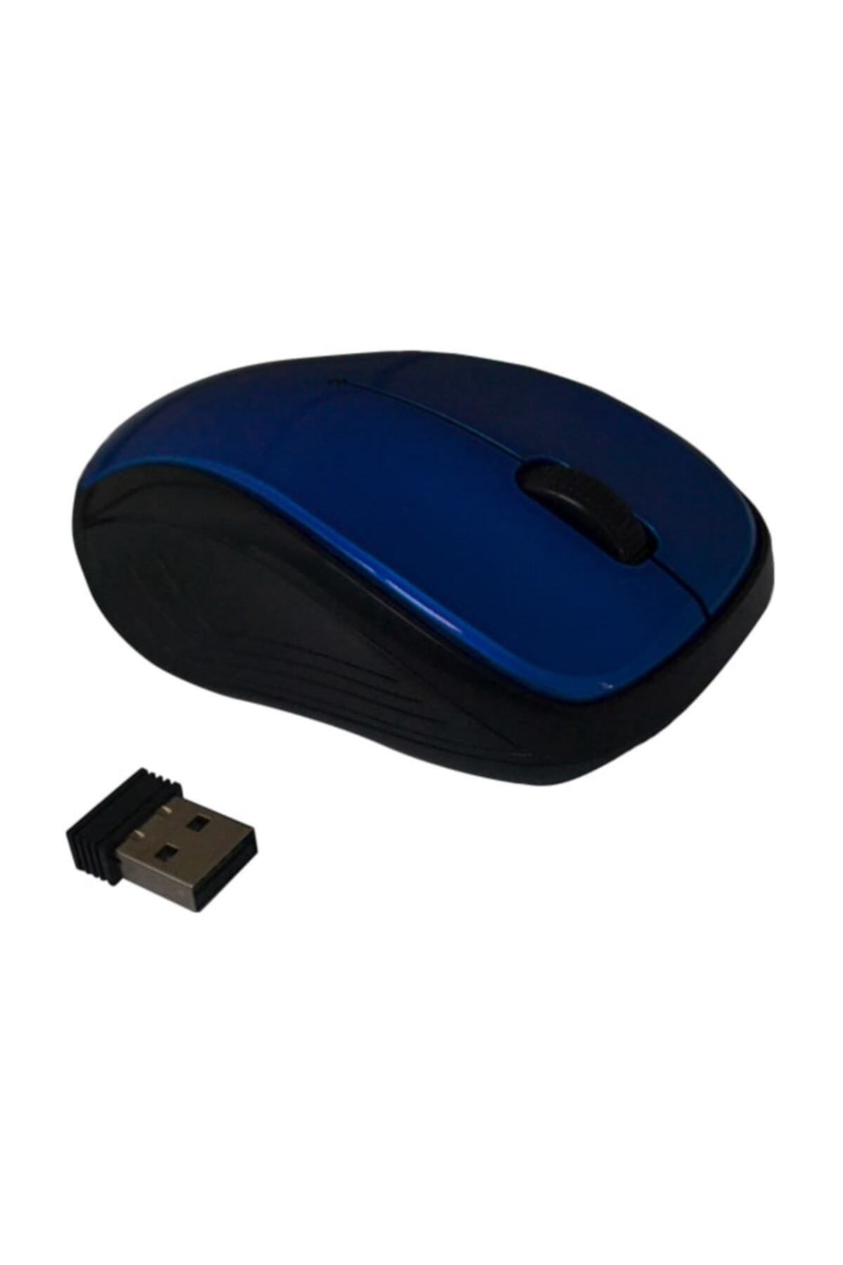 Gomax GMX M5 2.4Ghz Nano Alıcı Kablosuz Wireless Mouse Mavi