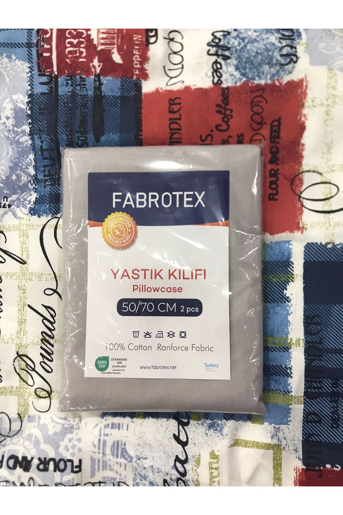 Fabrotex 100% Pamuklu, 2 adet Yastık Kılıfı