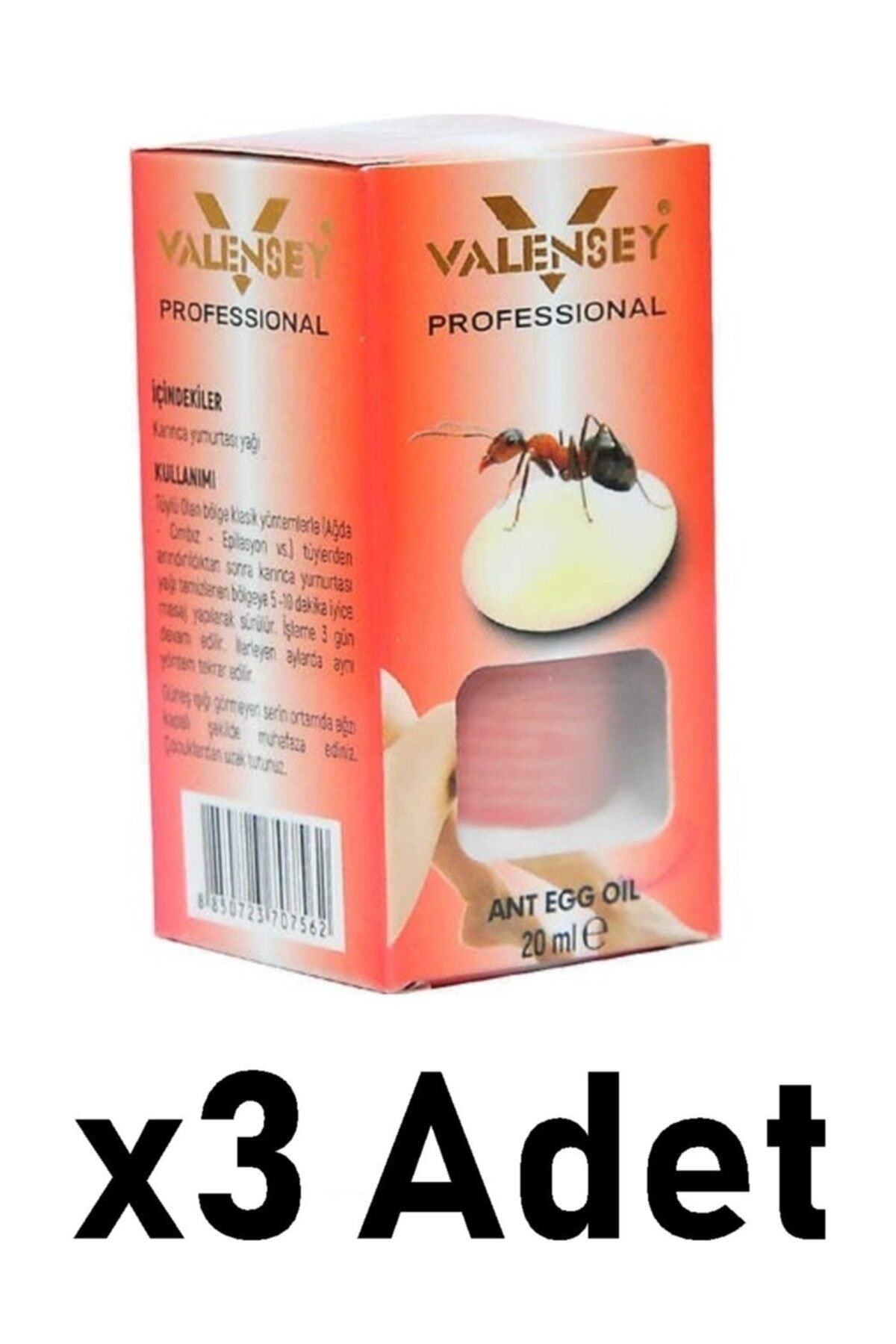 Valensey Karınca Yumurtası Yağı 3 'lü Set