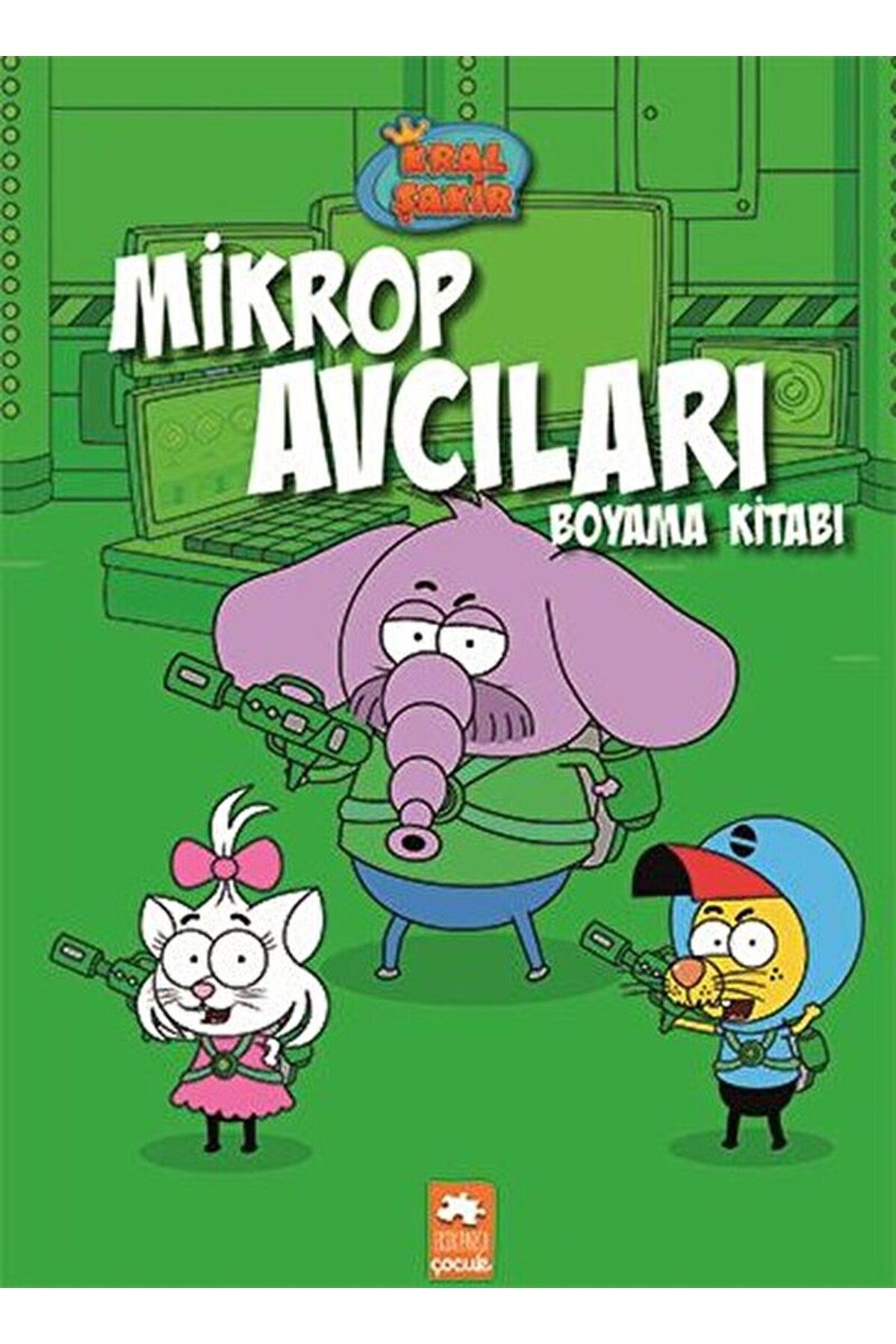 Eksik Parça Yayınları Kral Şakir Mikrop Avcıları Boyama Kitabı  Kolektif 9786257371186