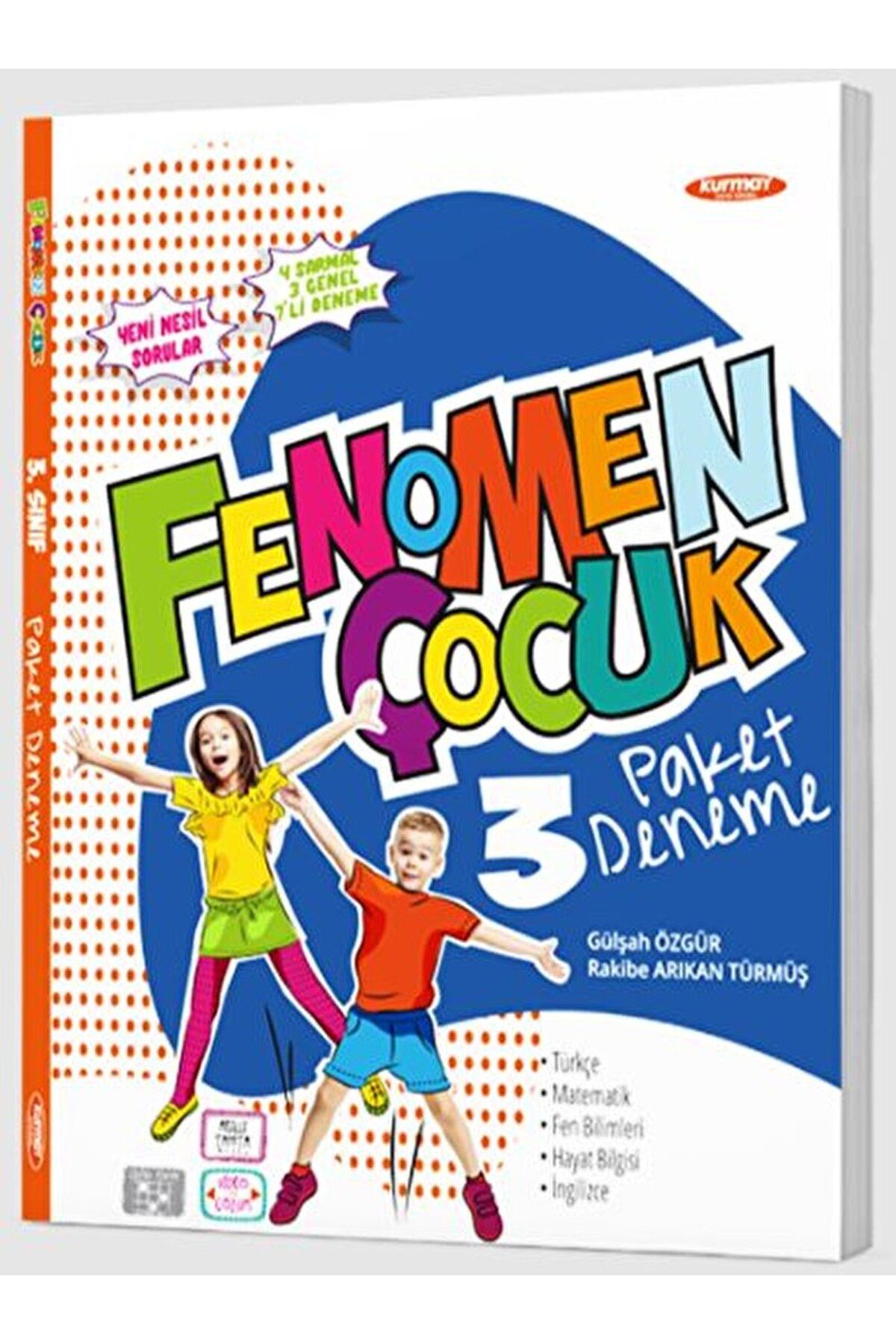 Fenomen Kitap 3. Sınıf Tüm Dersler Paket Deneme (7 Deneme) Fenomen Çocuk / Fenomen Kitap / 9786258450163