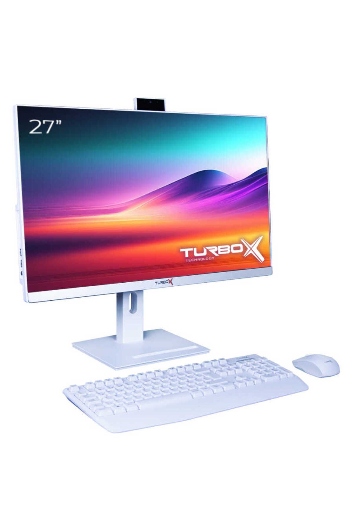 TURBOX TAx847 Intel Core i7 11700 8GB DDR4 512GB NVMe 27 inç FHD Bluetooth Webcam All in One PC