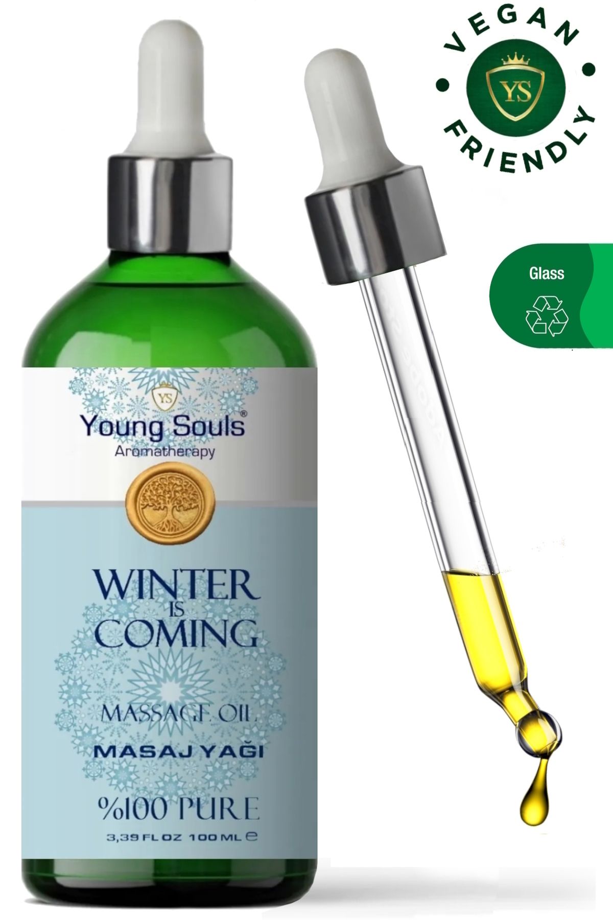 YOUNG SOULS Aromatherapy Winter Is Coming Massage Oil Kış Geliyor Masaj Yağı 100 Ml