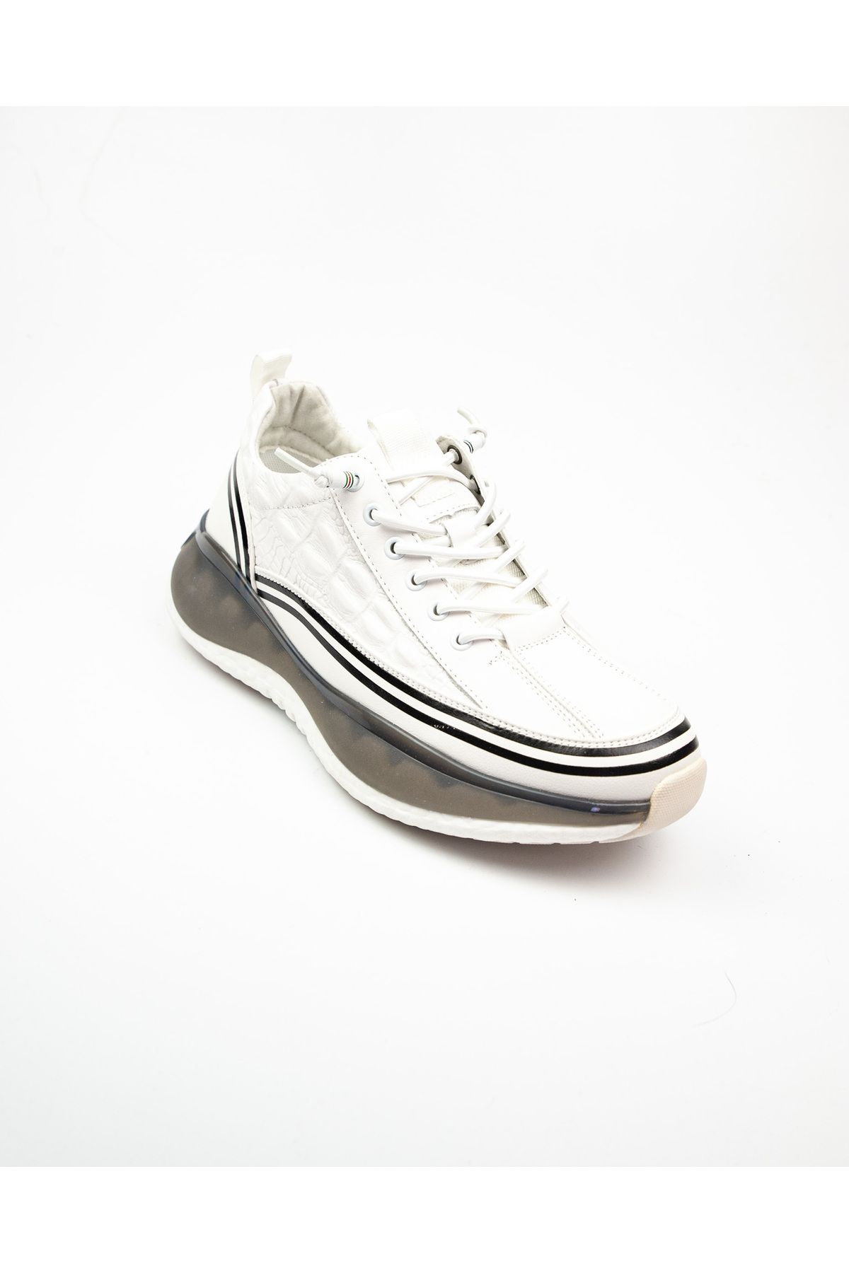 Guja 515 - 5 Beyaz Deri Erkek Sneaker