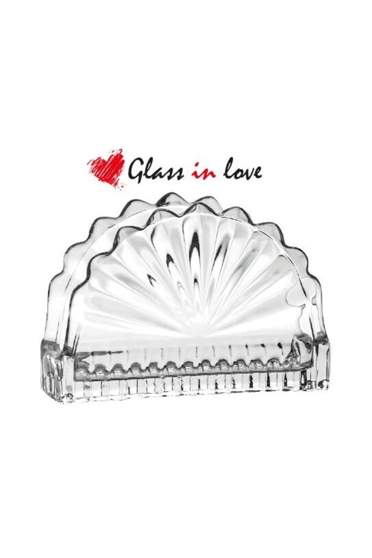 Glass In Love Cam Peçetelik