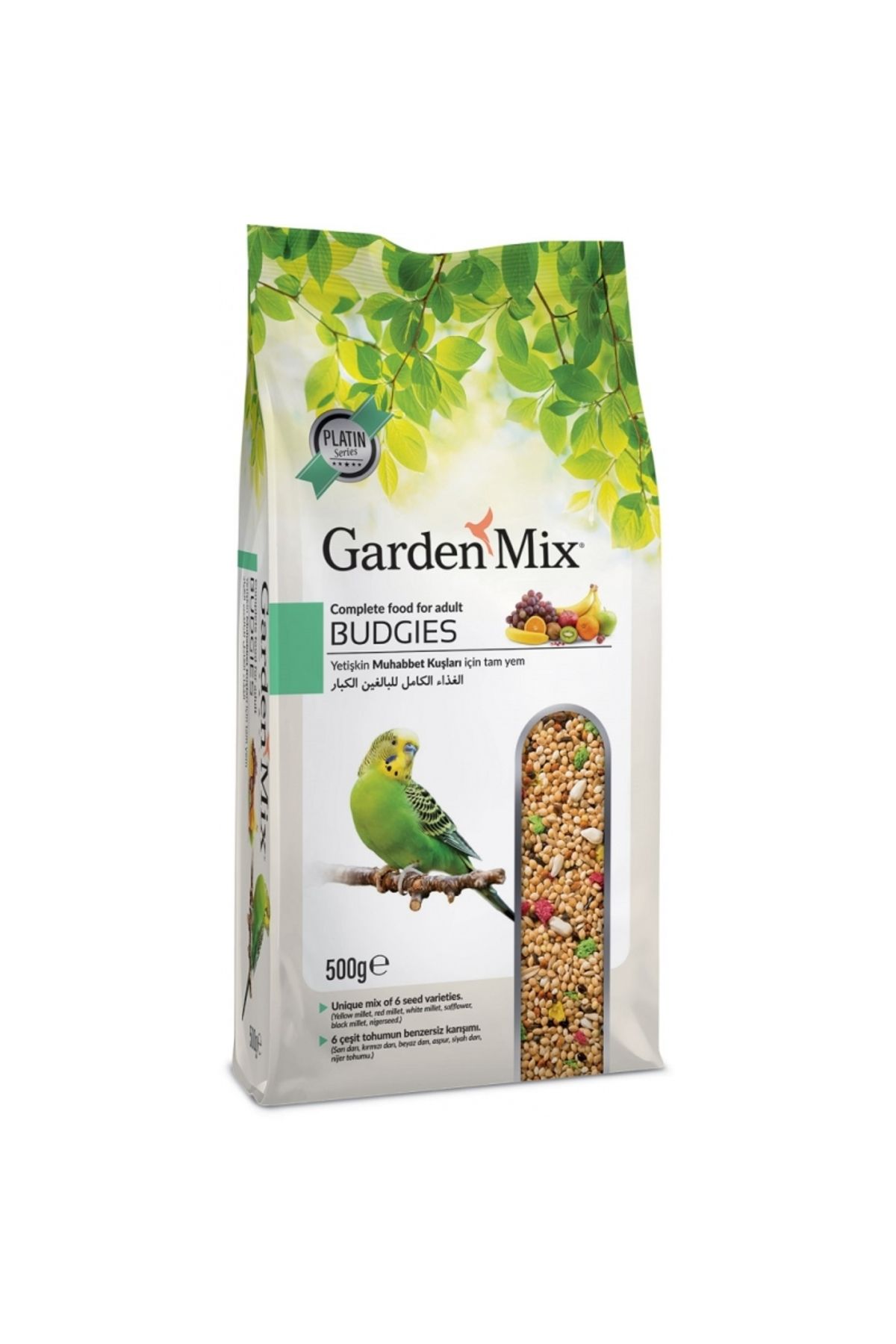 Petgarden Garden mix - Platin Meyveli Muhabbet Kuş Yemi