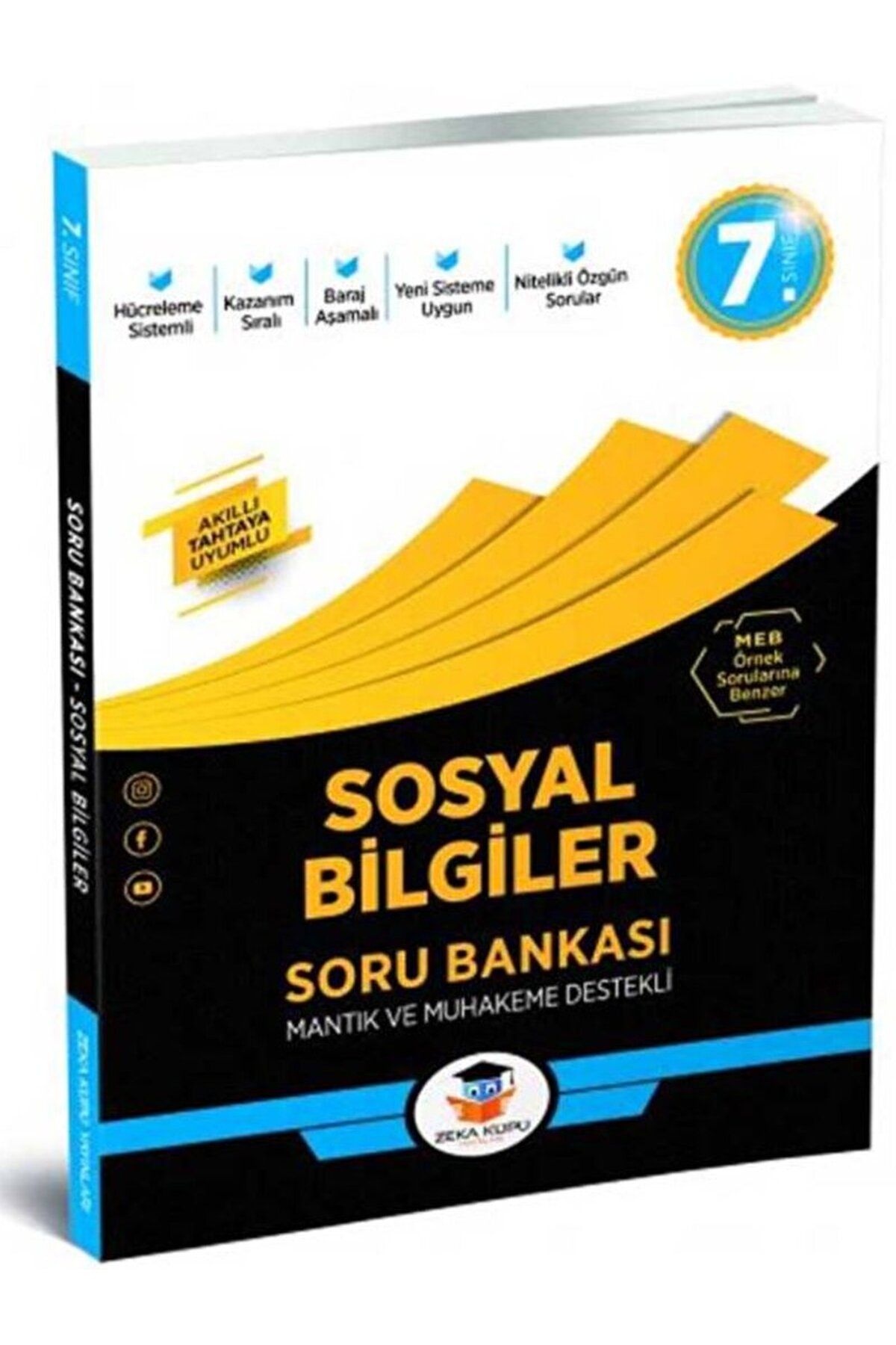 Zeka Küpü Yayınları 7. Sınıf Sosyal Bilgiler Soru Bankası / Kolektif / Zeka Küpü Yayınları / 9786057534378
