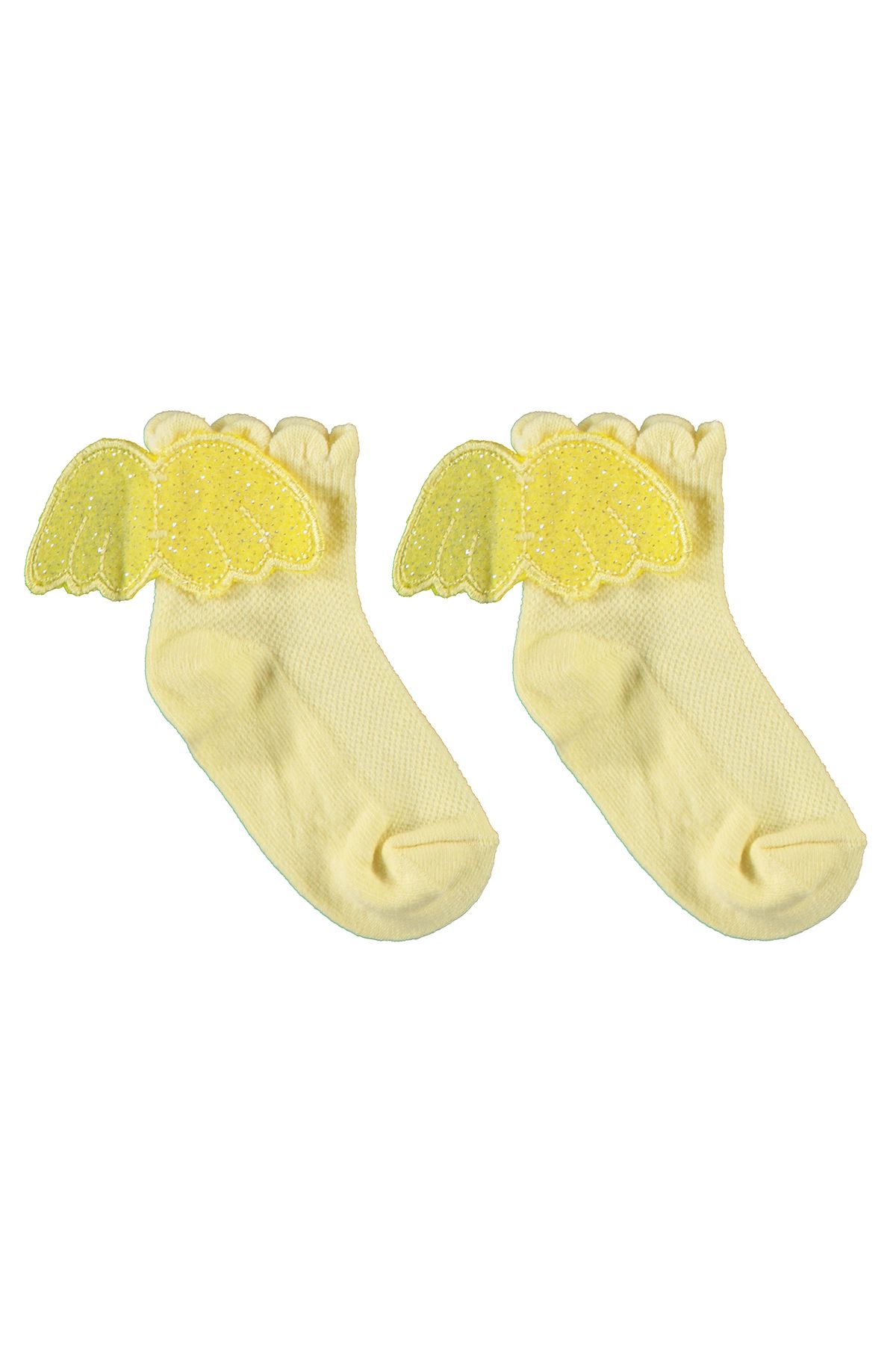 Katamino Kız Çocuk Soket Çorap 1-7 Yaş Sarı