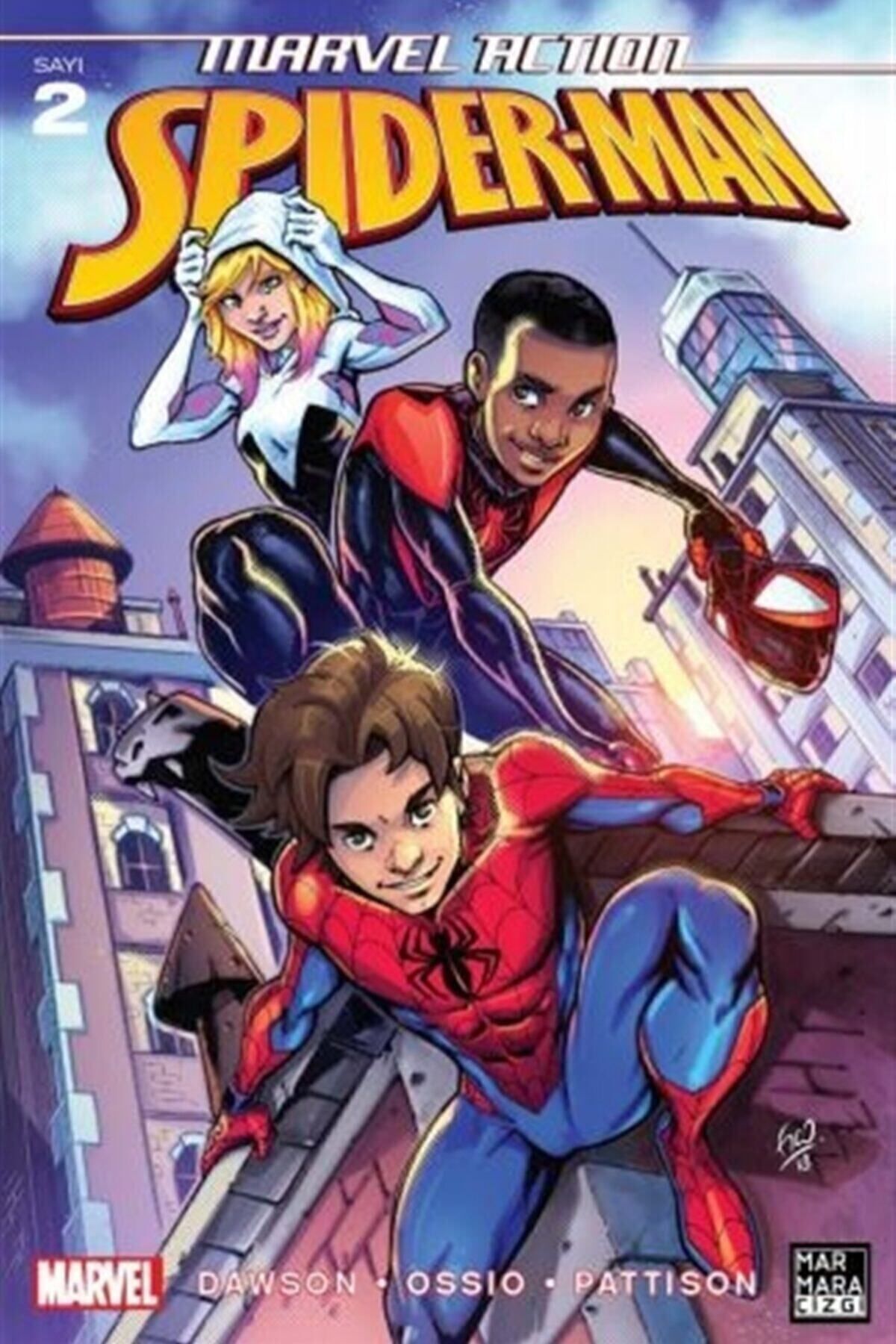 Marmara Çizgi Yayınları Marvel Action Spiderman 2
