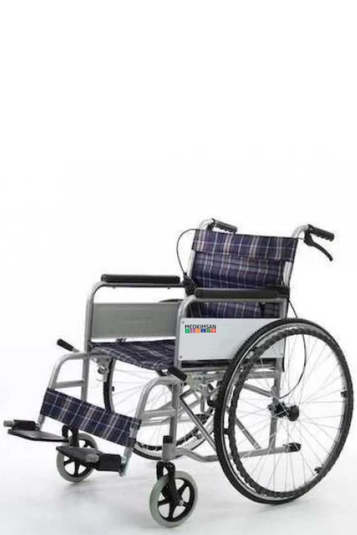 Medkimsan Frenli Tekerlekli Sandalye | Hasta Transfer Sandalyesi | Lüx 1.sınıf