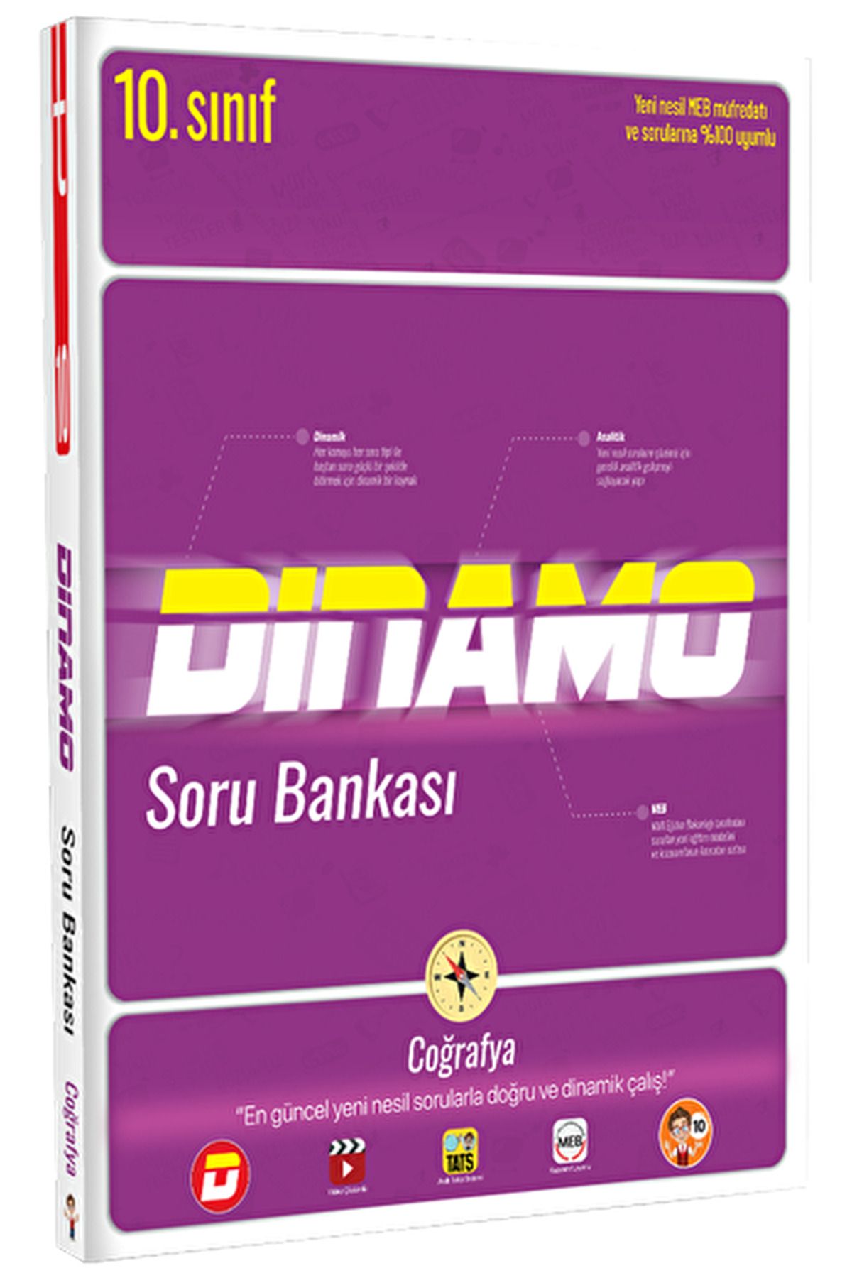 Tonguç Yayınları 10. Sınıf Dinamo Coğrafya Soru Bankası / Kolektif / Tonguç Akademi / 9786254220425