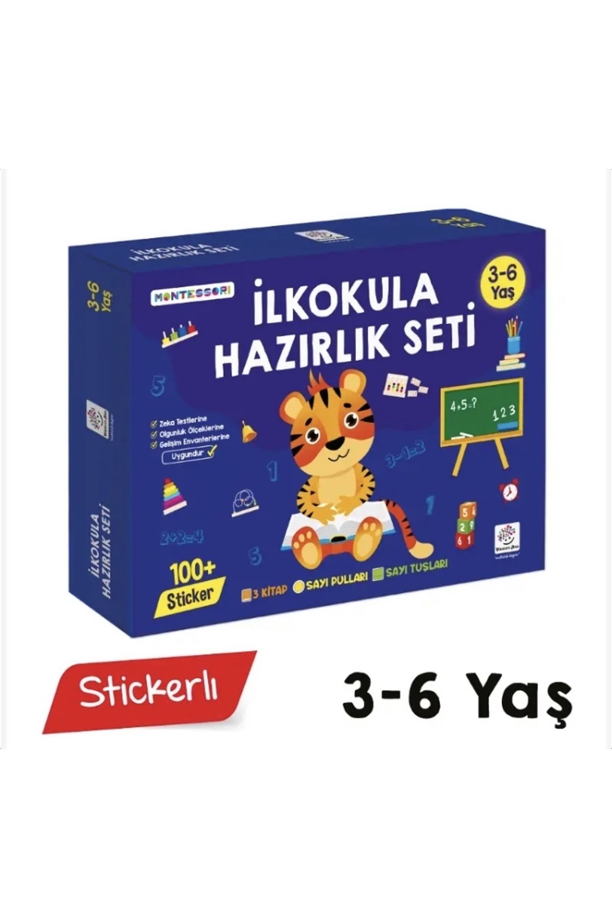 yükselen zeka İlkokula Hazırlık Seti 3-6 Yaş