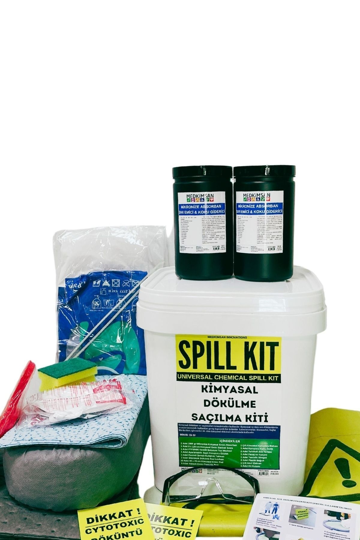 Medkimsan Kimyasal Acil Durum Kiti | Nötralizasyon Kiti | Dökülme / Saçılma Kiti | Chemical Spill Kit