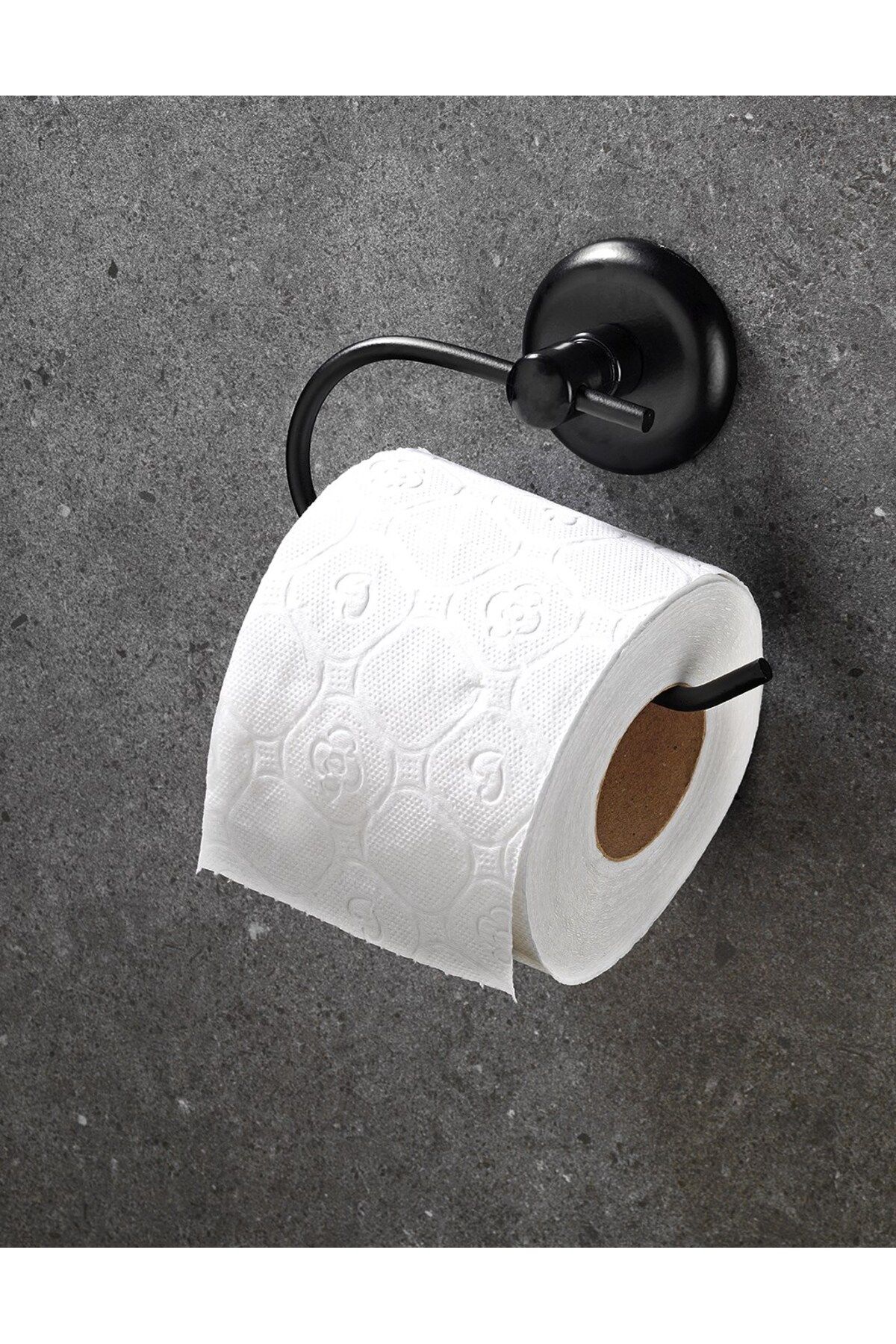 Sas Haus Yapışkanlı Tuvalet Kağıtlığı Wc Kağıtlık Tuvalet Kağıdı Askısı Siyah