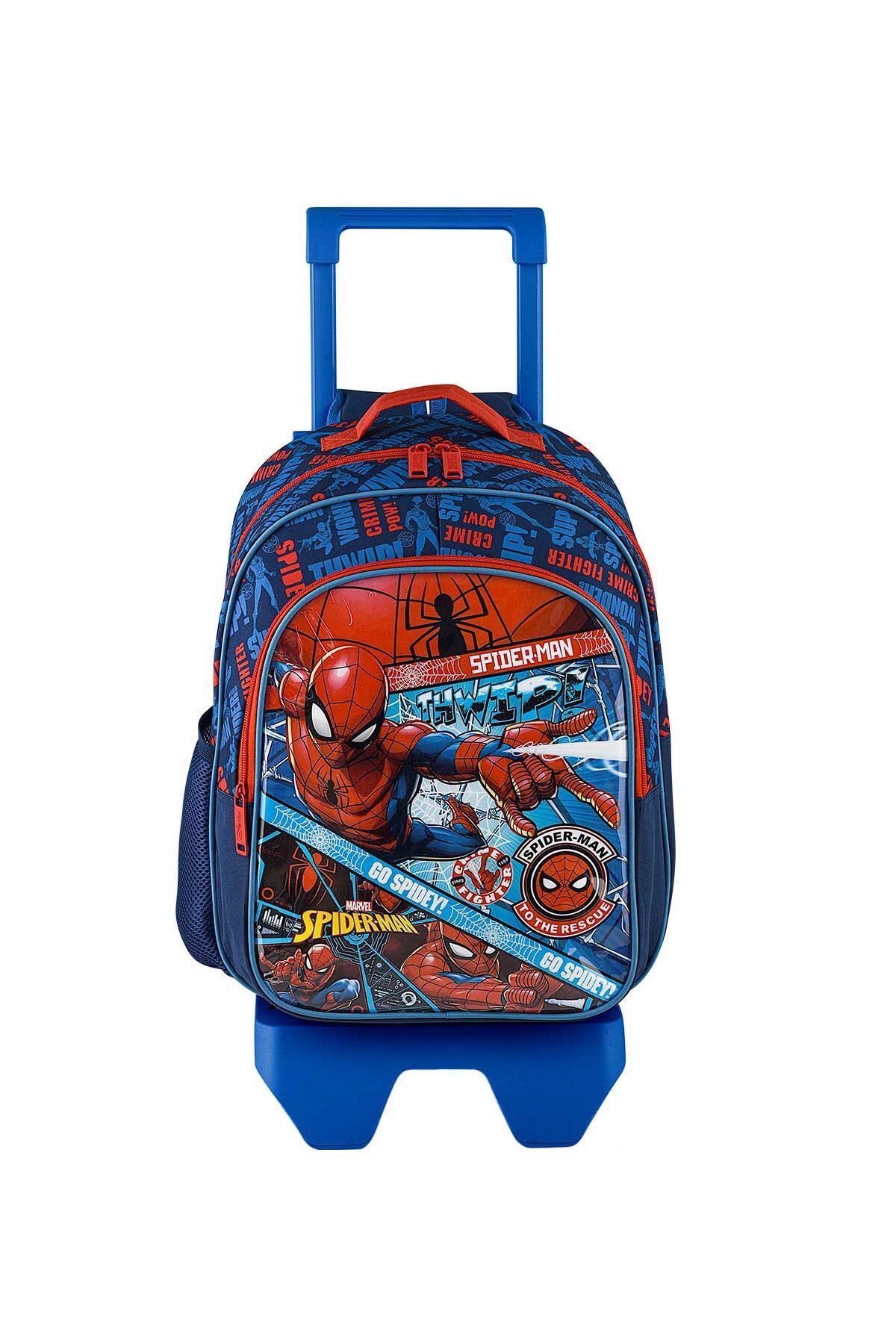 Spiderman Erkek Çocuk Spider-Man Spiderman Check Go Çekçekli İlkokul Çantası OTTO-48116