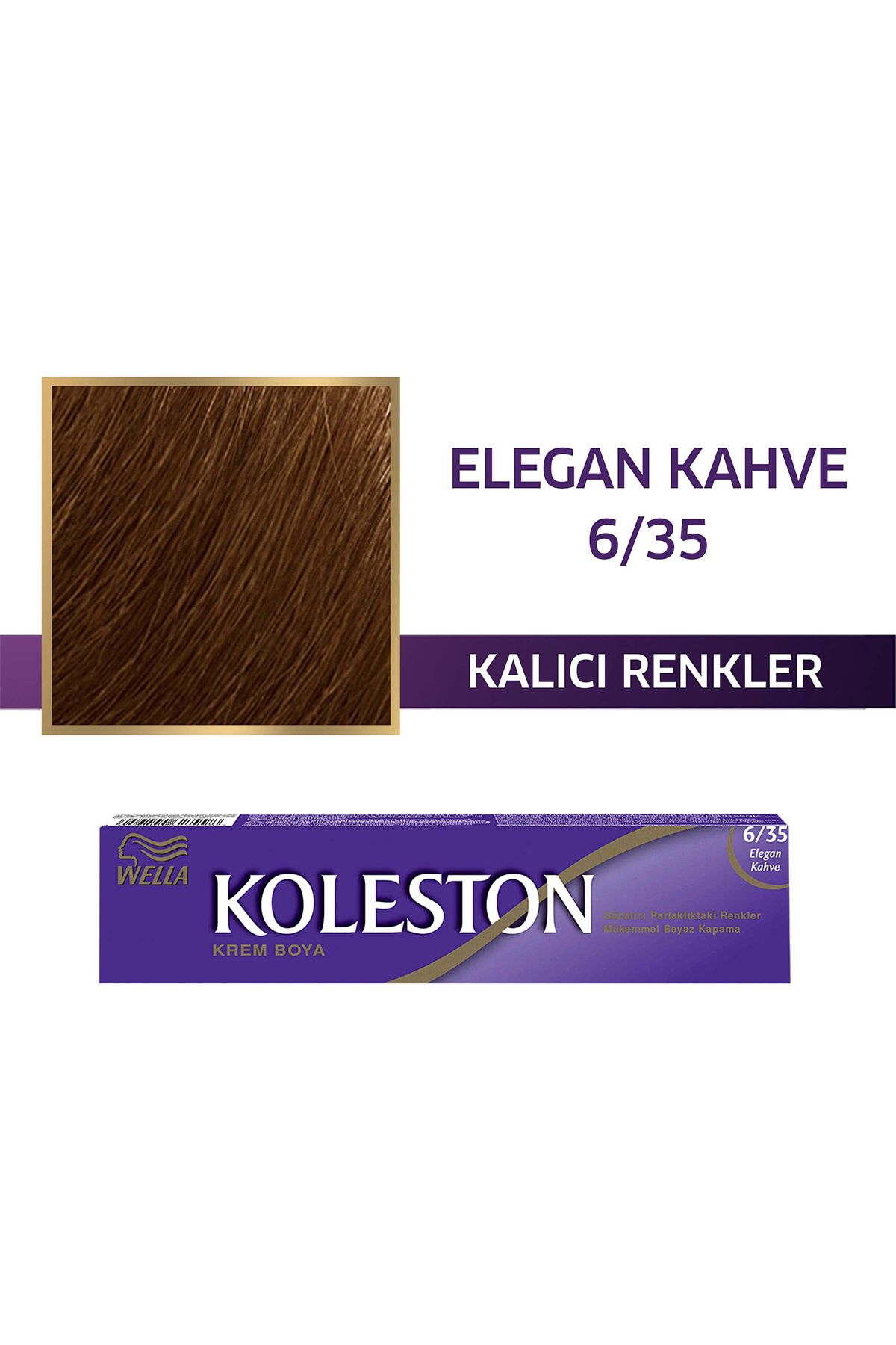 Wella Koleston Single Tüp Boya 6/35 Elegan Kahve