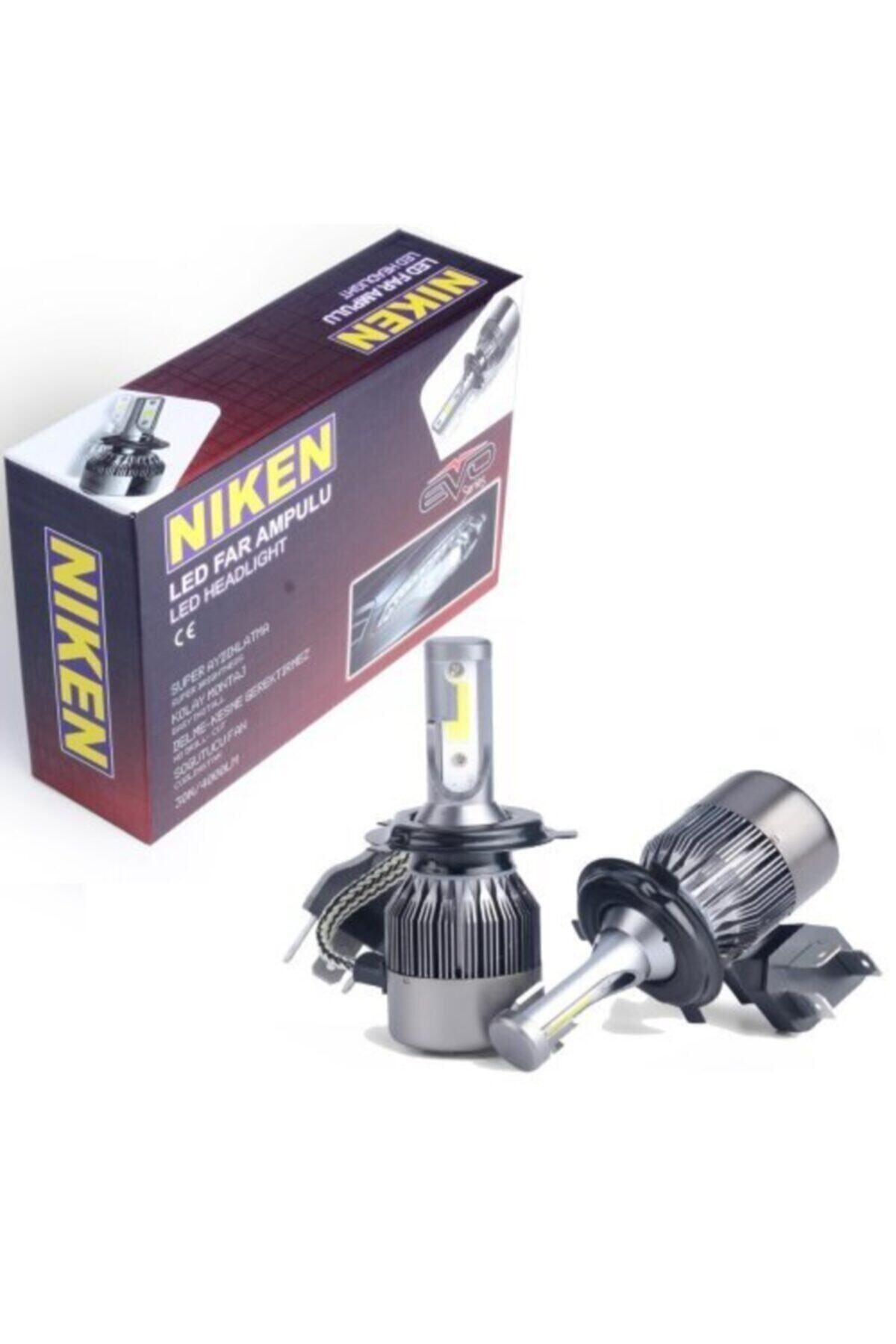 Niken H4 Led Xenon Uzun Kısa Far Ampulü Pro