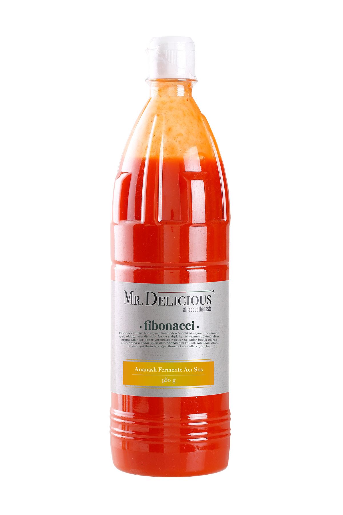 Mr.Delicious' Ananaslı Fermente Acı Sos 950gr Burger Sosu