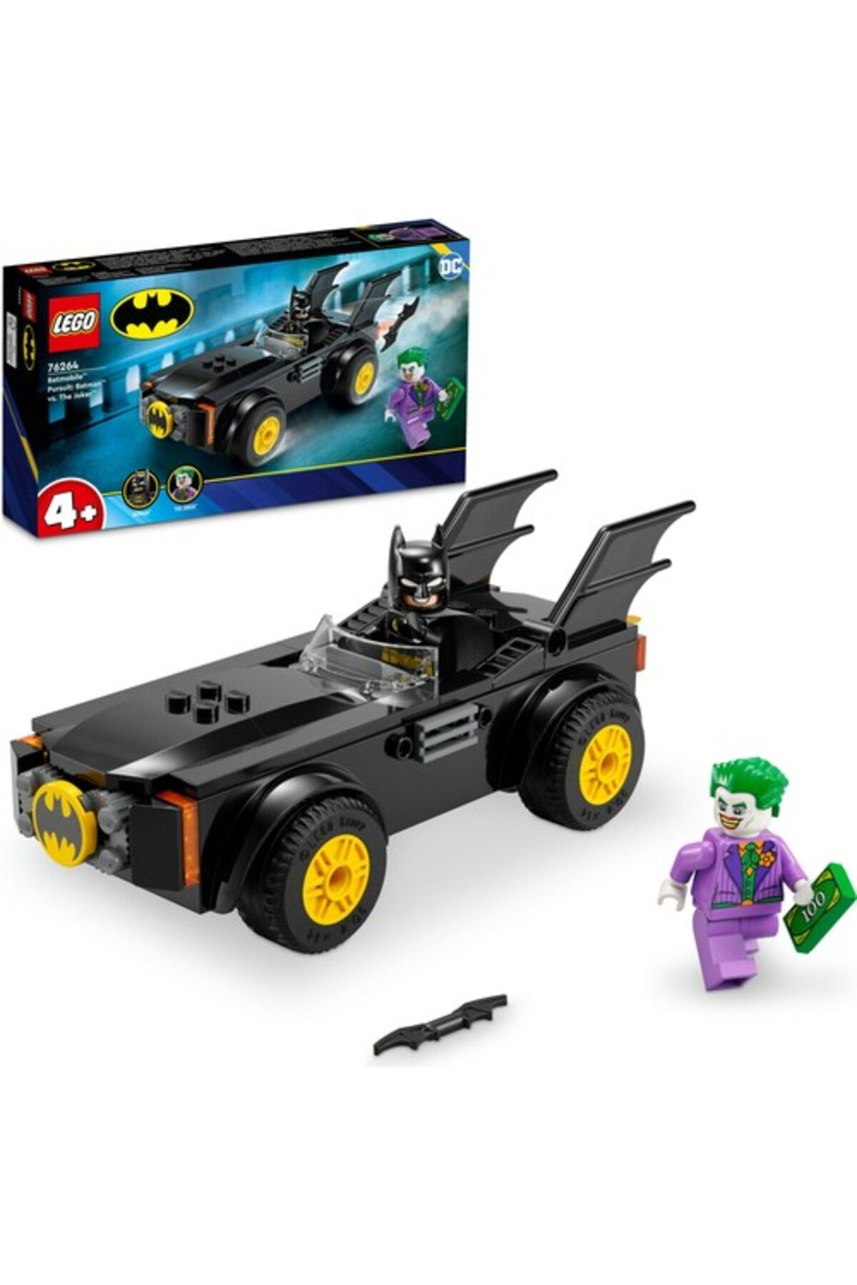 LEGO Super Heros 76264 Dc Batmobile Takibi: Batman Jokere Karşı (54 Parça)