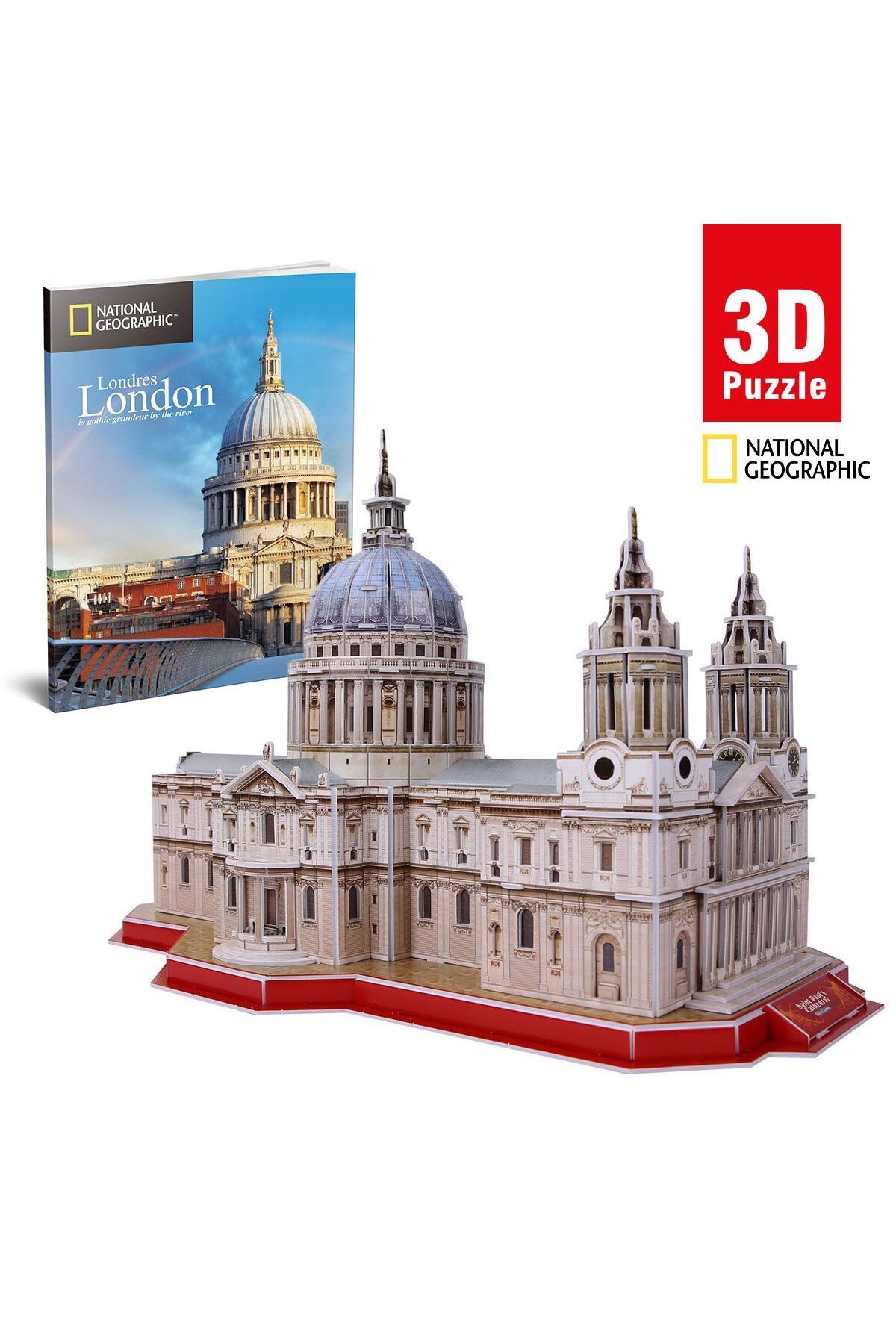 Cubic Fun 107 Parça 3d National Geographic - Aziz Paul Katedrali - Ingiltere Puzzle