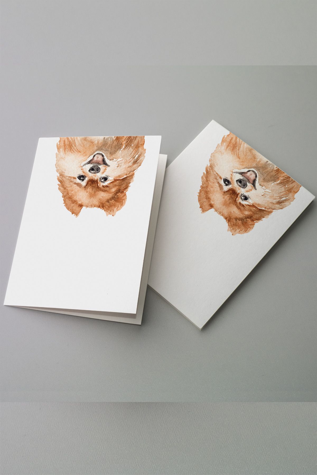 Pigeons Paper Mutlu Köpek Tebrik Kartı - Happy Dog Greeting Card - A5 Boyut