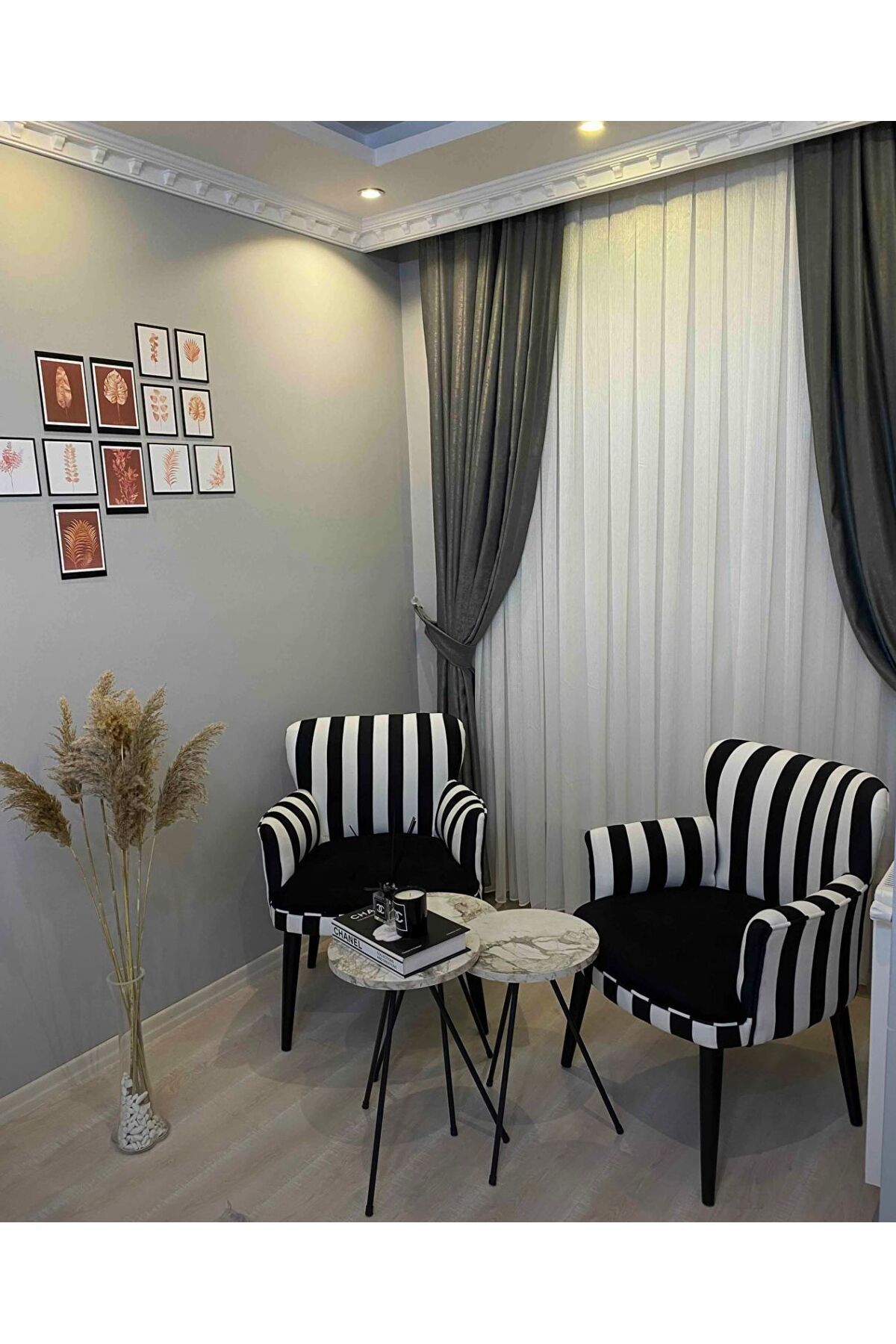 WATERYBROOK Çay Seti Koltuk Berjer Set - Cafe - Balkon - Bahçe - Ofis Mobilyası