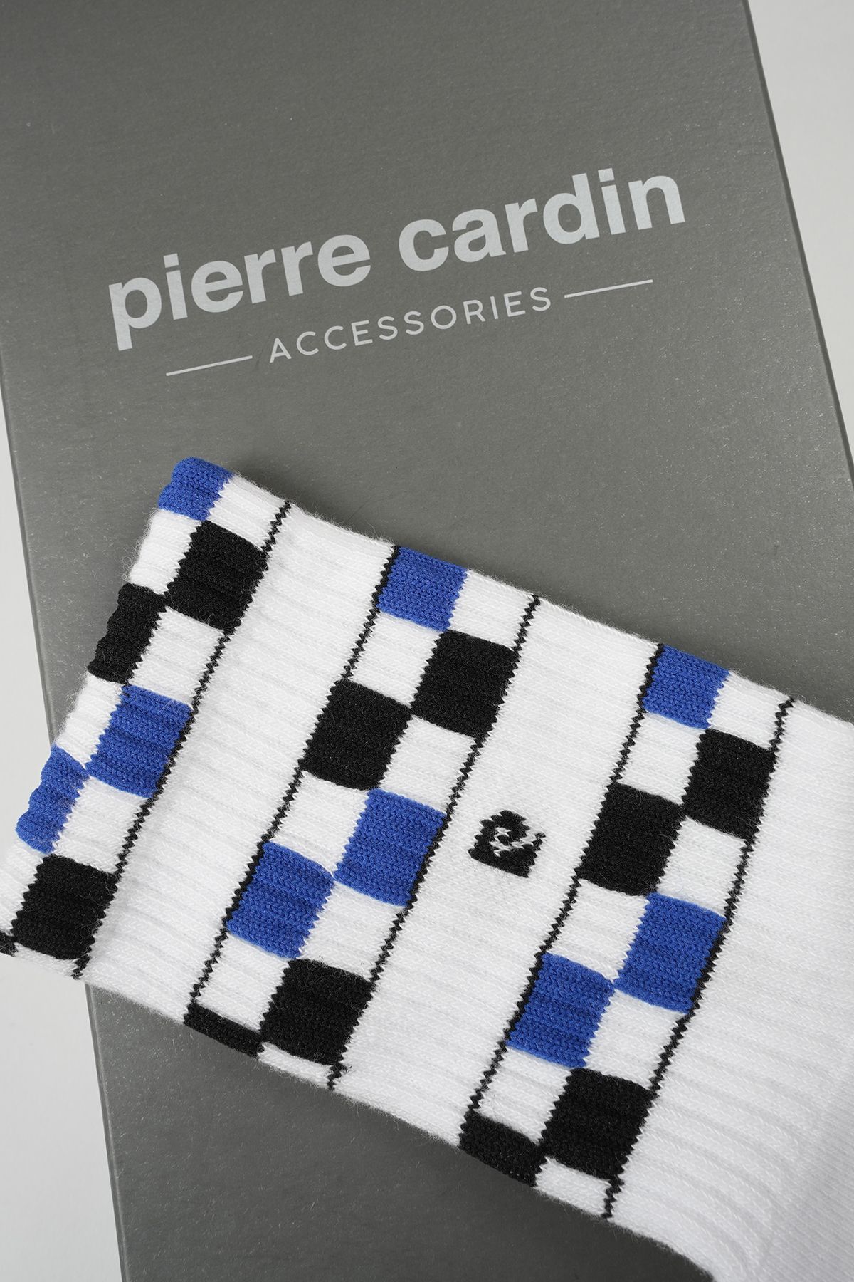 Pierre Cardin 5003 Beyaz Tekli Pamuk Erkek Kısa Soket Tenis Çorabı