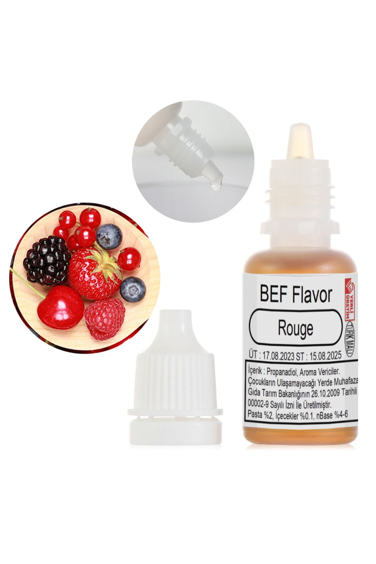 BEF Aroma Rouge Gıda Aroması, Gıda Şurubu
