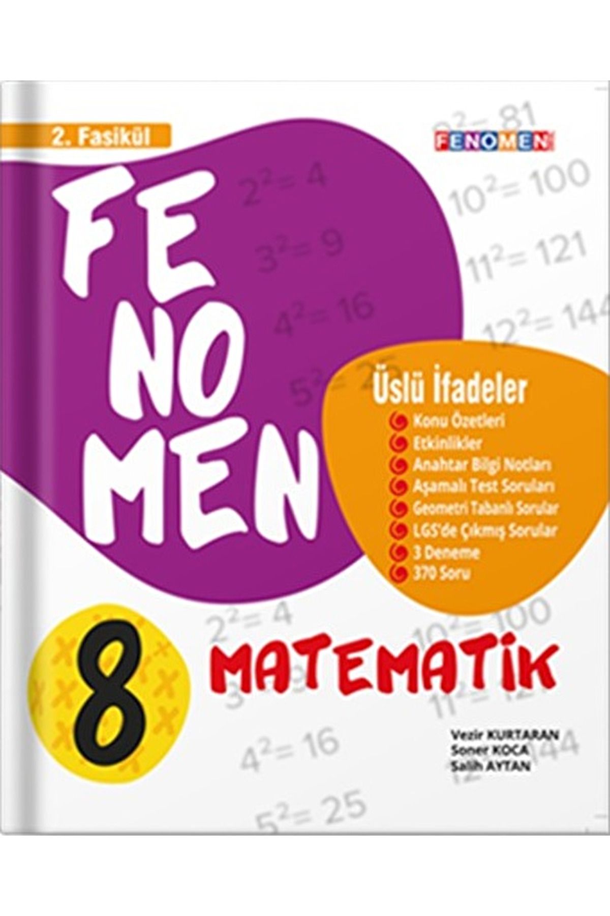 Fenomen Kitap Fenomen 8. Sınıf Matematik 2.Fasikül Üslü İfadeler / Kolektif / Fenomen Kitap / 9786257174756
