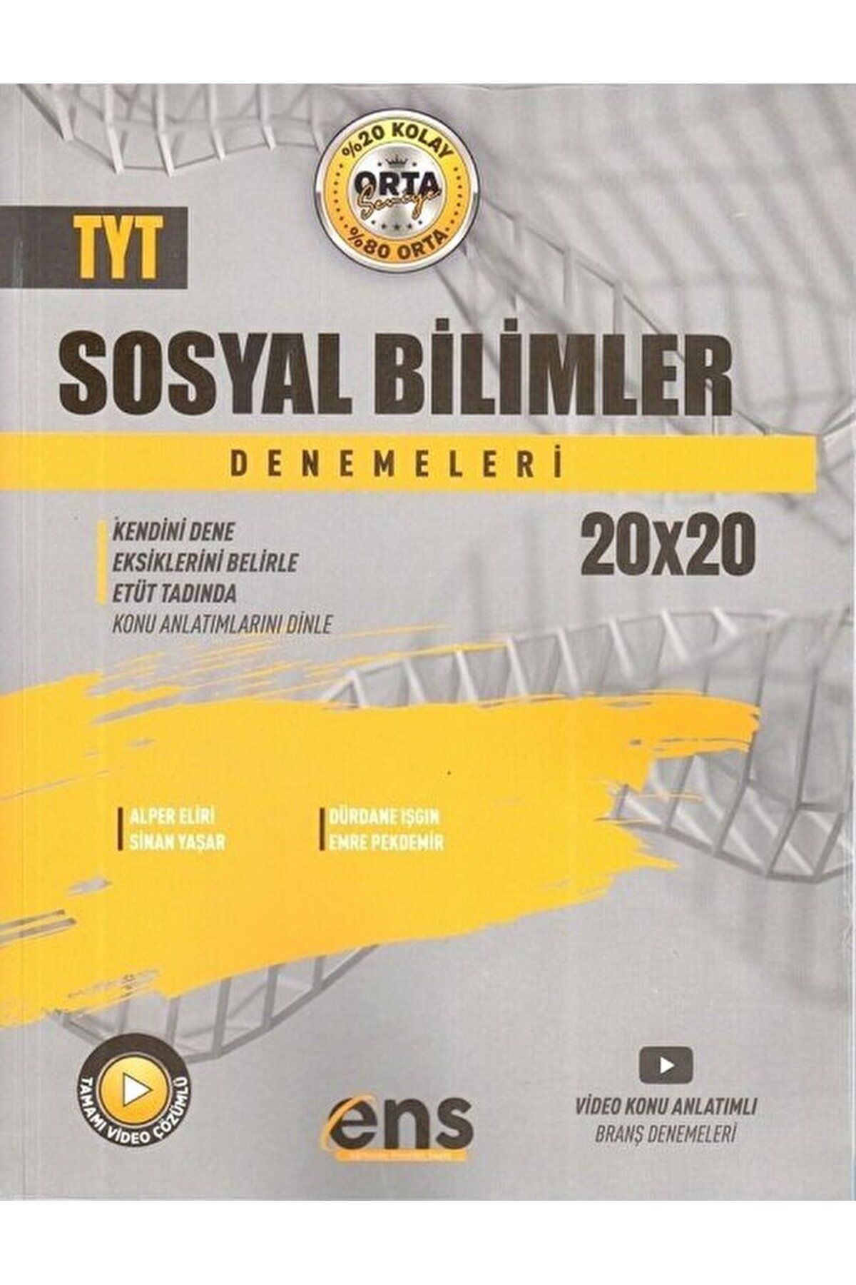 Ens Yayınları TYT Sosyal Bilimler 20 x 20 Deneme / Alper Eliri / ENS Yayınları / 9786057432049