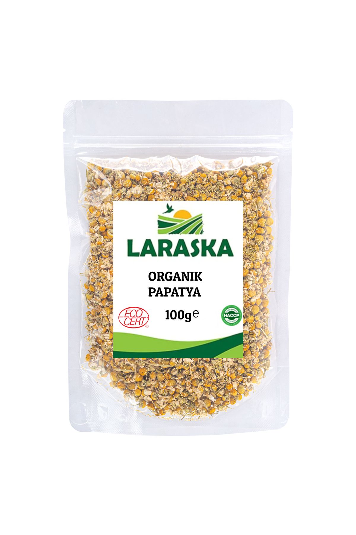 Laraska Organik Papatya Çayı 100g - Chamomile Flowers Loose Tea 100g