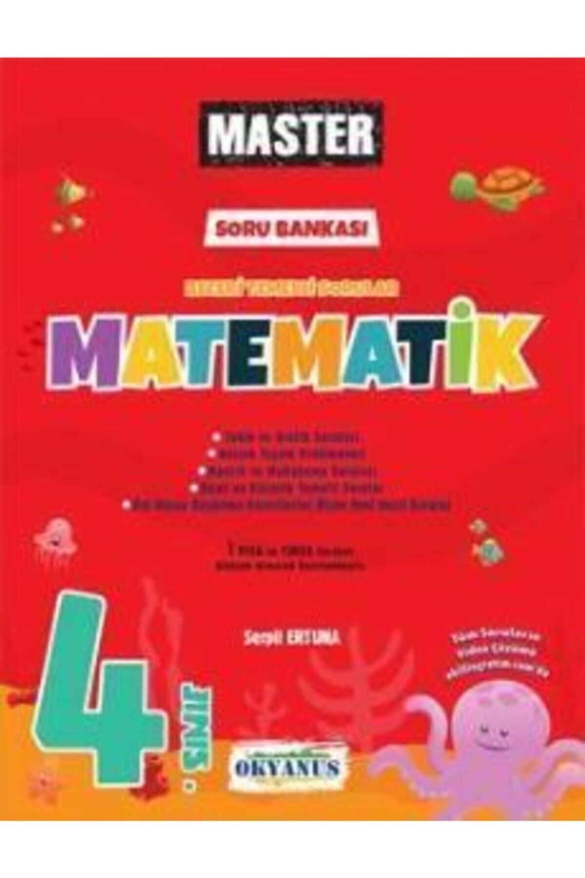 Okyanus Yayınları 4.sınıf Master Matematik Soru Bankası Ktp20379