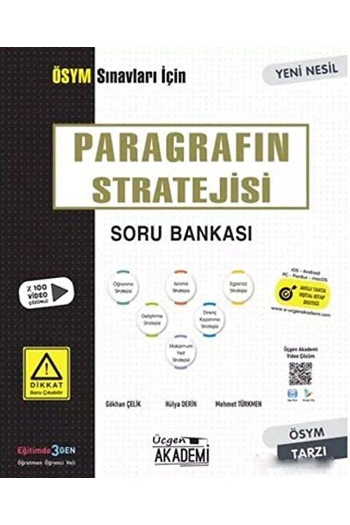 Üçgen Yayıncılık Paragrafın Stratejisi Soru Bankası / Kolektif / Üçgen Yayıncılık / 9786257152402