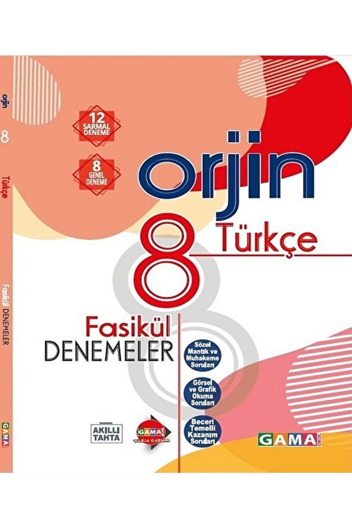 Gama Yayınları 8. Sınıf Türkçe 20 Deneme / Ahmet Büyükulusoy / Gama Yayınları / 9786057790620