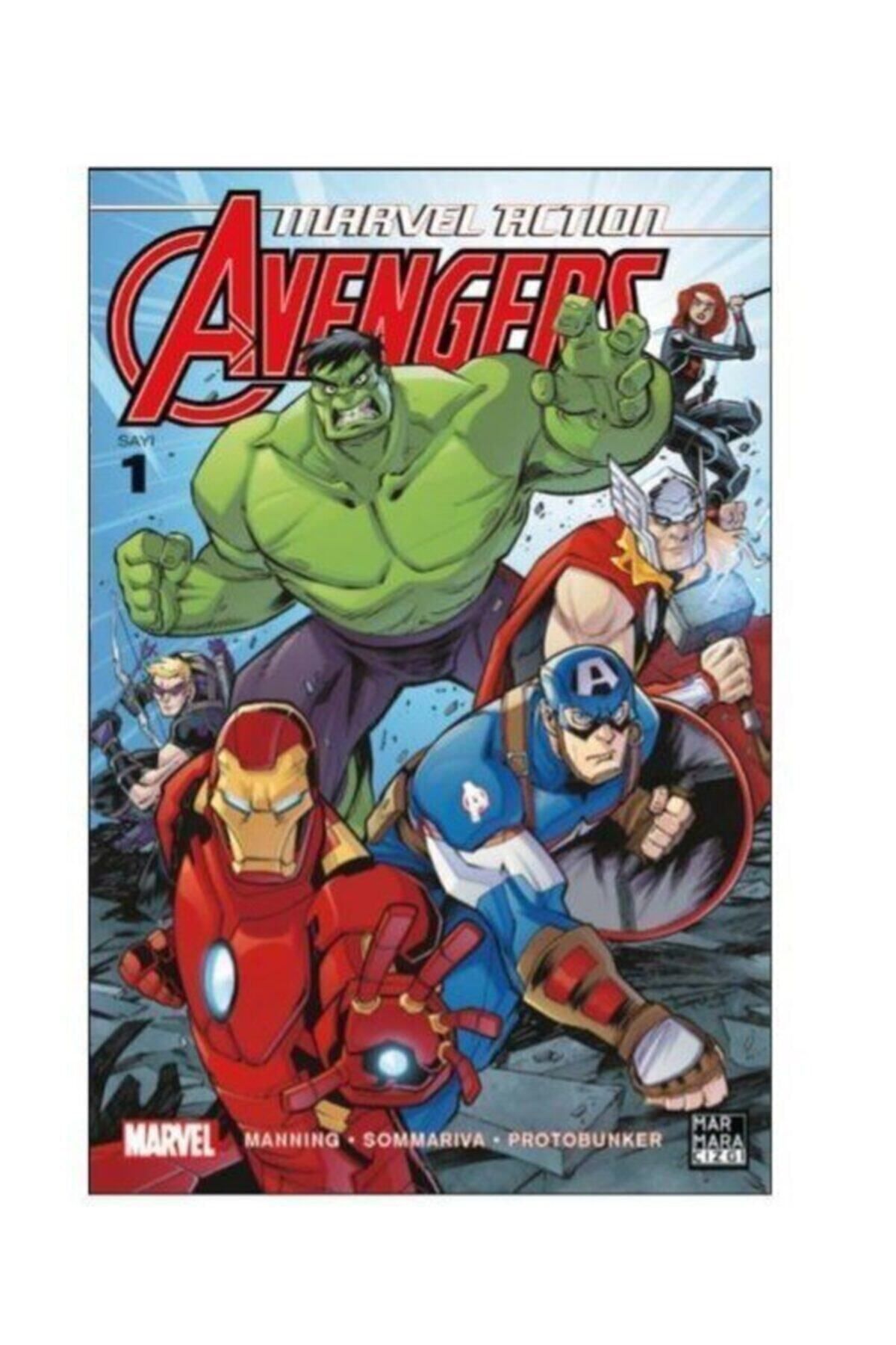 Marmara Çizgi Yayınları Marvel Action Avengers-1 Matthew K. Manning