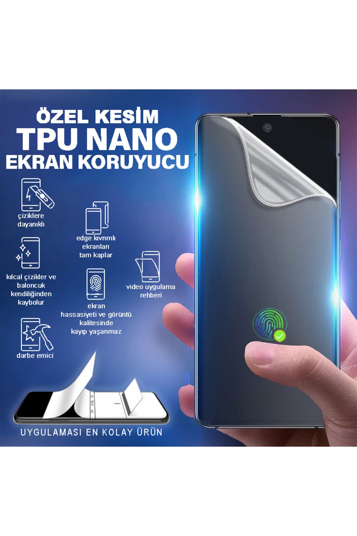 Sevgi Tech Honor X9a uyumlu Özel TPU Nano Ekran Koruyucu