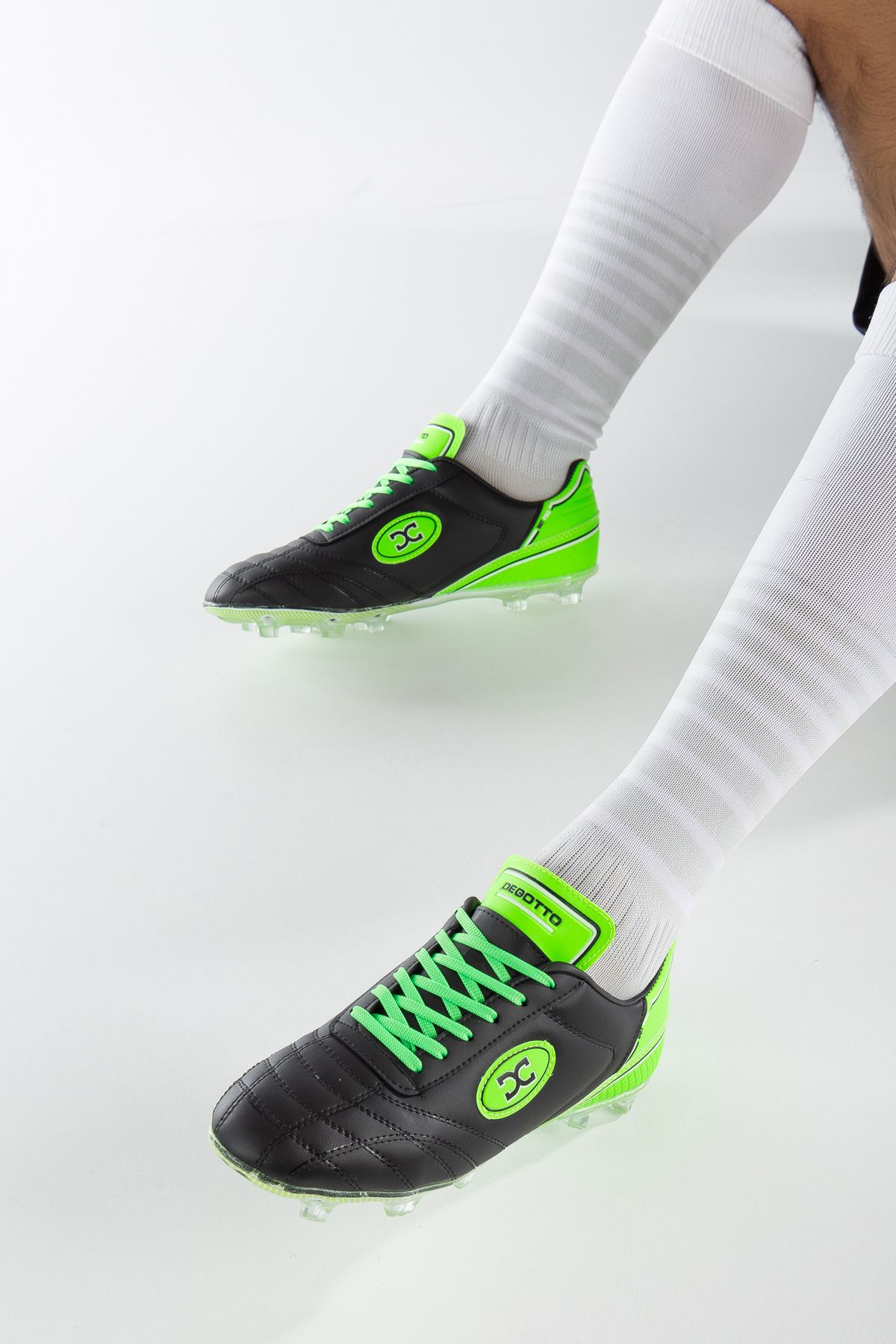 Freemax Unisex Krampon Futbol Ayakkabısı Siyah Yeşil