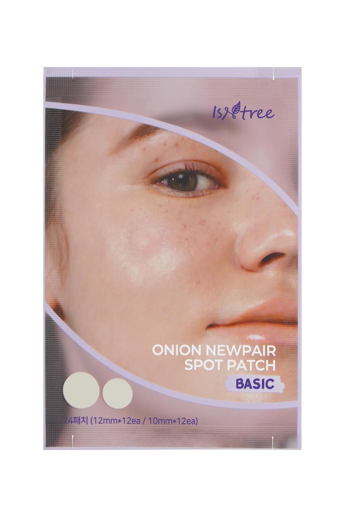 Isntree Onion Newpair Spot Patch - Basic 24 Adet (12mm*12 & 10mm*12) (niacinamide Içeren Akne Kapatıcı, Sivi