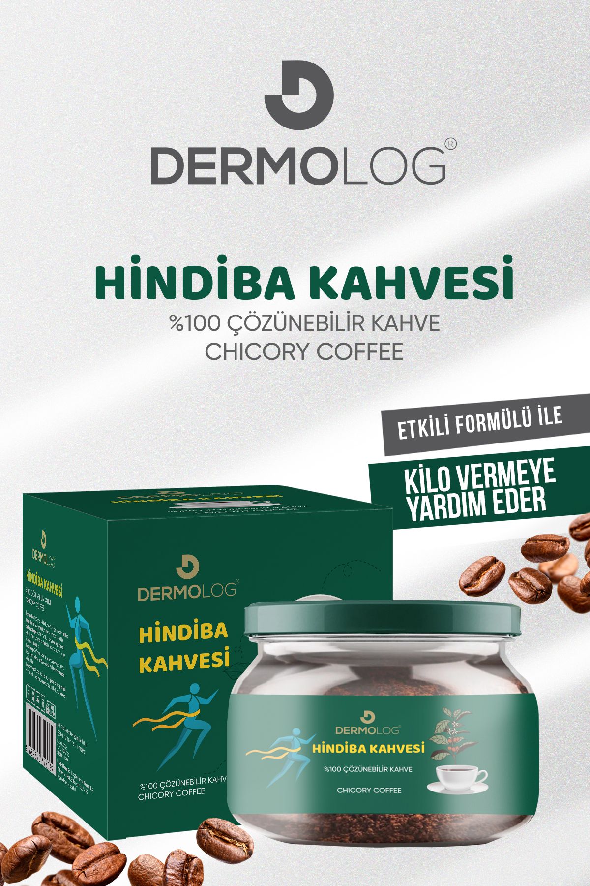 Dermolog Kilo Vermeye Yardımcı Kahve Diyeti 1 Aylık Kullanım (NET 150GR)