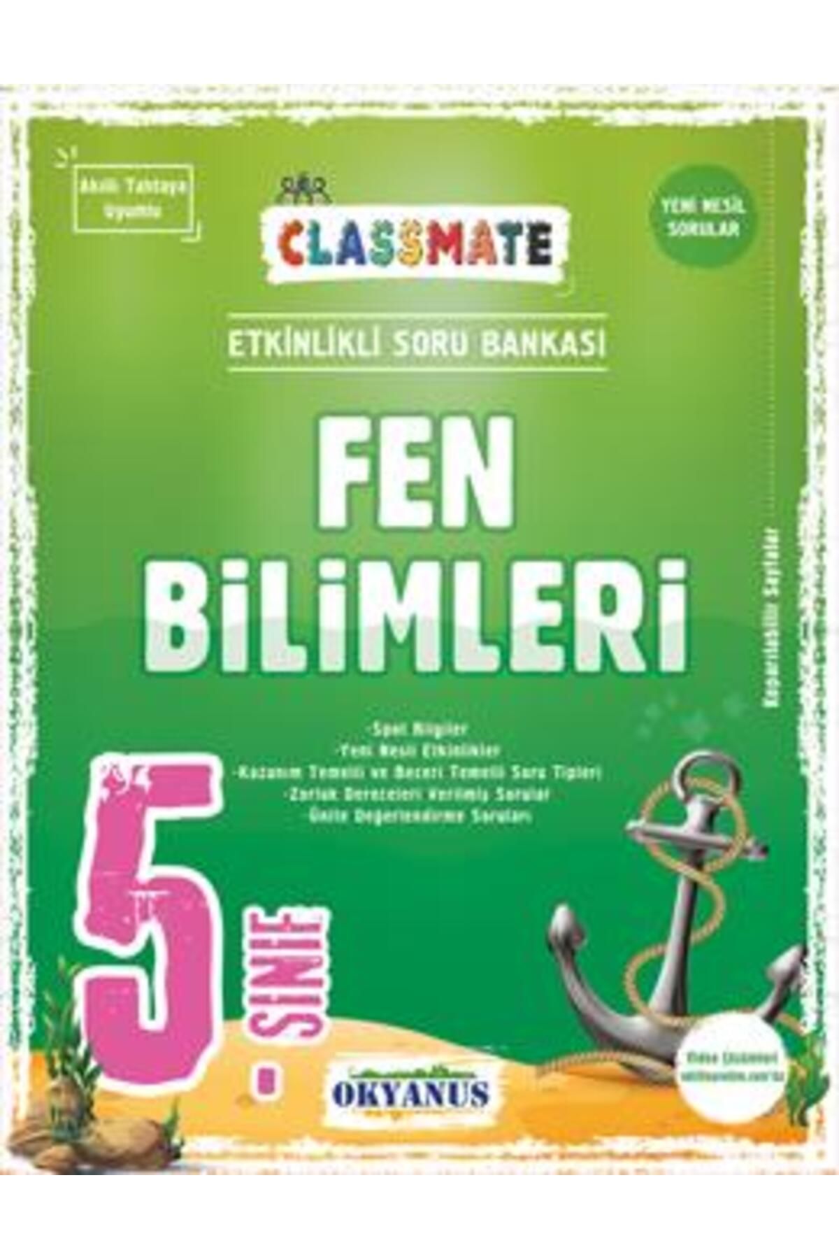 Olimpos Yayınları Okyanus Yayınları 5. Sınıf Fen Bilimleri Classmate Soru Bankası